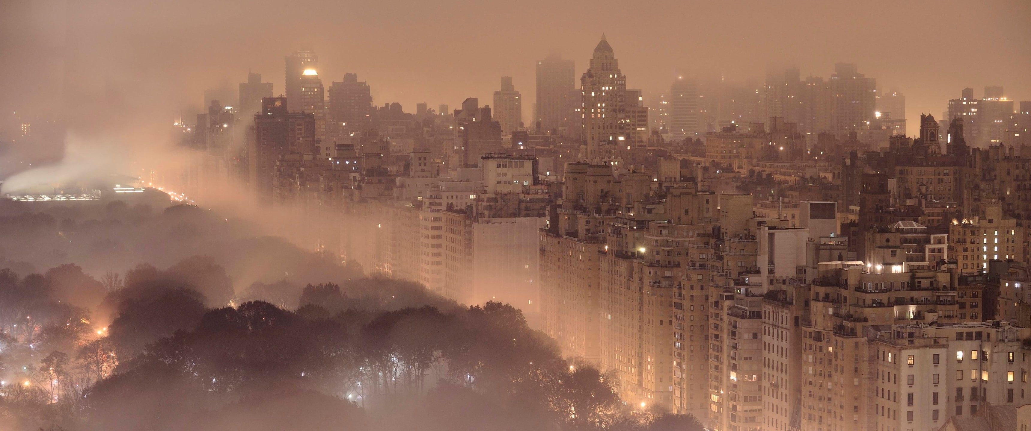 px, space, 2K, city, hd, new, New York City, art, x, 3440x1440 px, Cityscape, york, HD Wallpaper