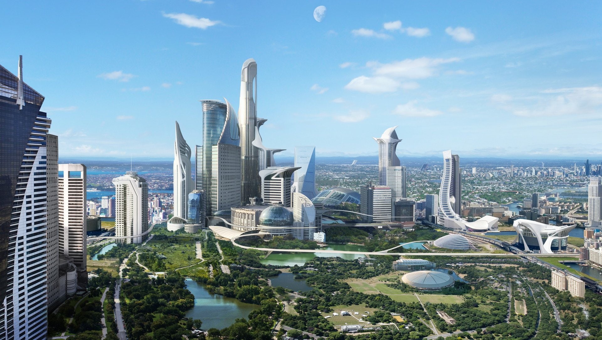 Sci Fi, 1080P, City, Futuristic, Futuristic City, HD Wallpaper