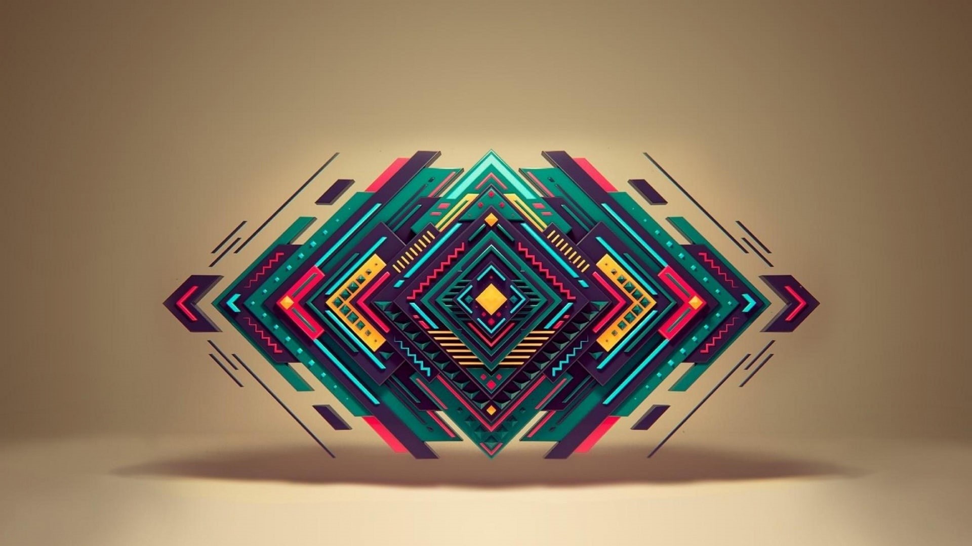 graphics, pattern, symmetry, 1080P, graphic design, design, line, HD Wallpaper