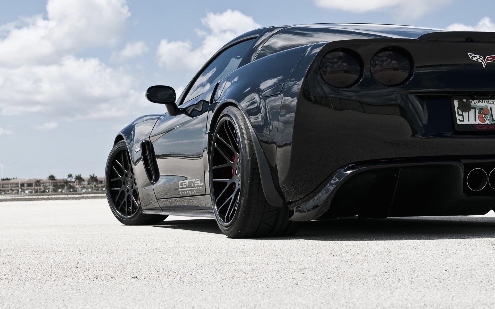 coupe, vintage car, black, sky, corvette, luxury, retro styled, one person, stationary, vehicle, wheel, day, car, tire, cloud - sky, land vehicle, nature, HD Wallpaper