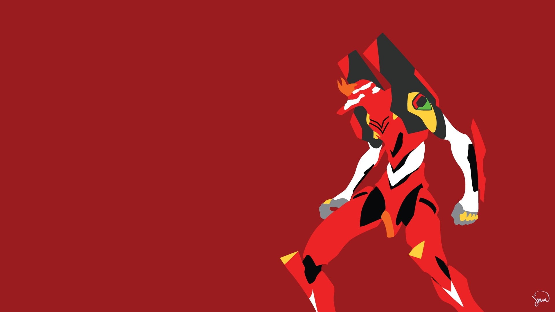 flag, arms raised, anime, art, colored background, celebration, human arm, studio shot, evangelion, indoors, genesis, red, neon, human limb, human body part, HD Wallpaper