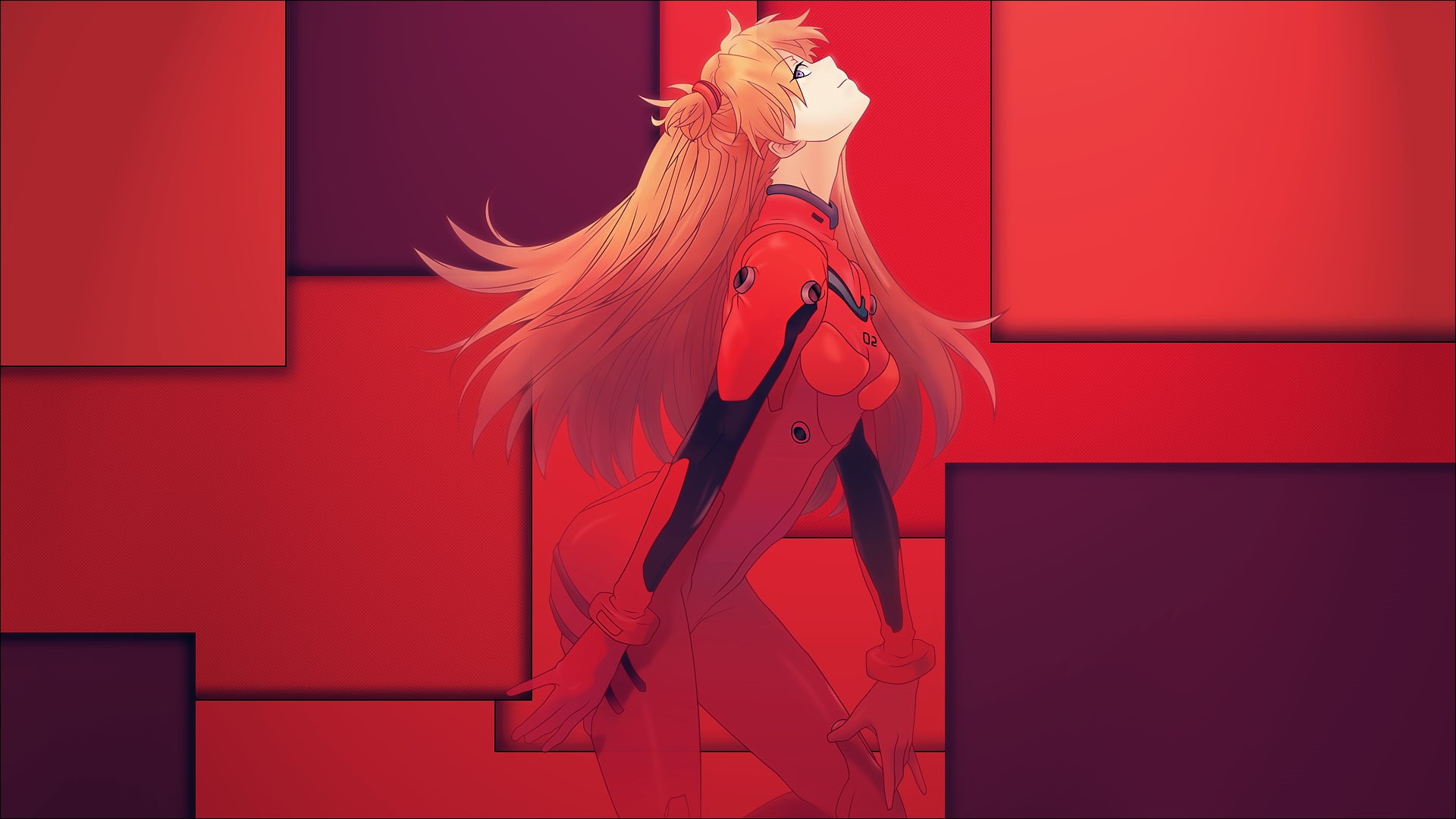 1080P, Neon Genesis Evangelion, Asuka Langley Soryu, anime girls, HD Wallpaper