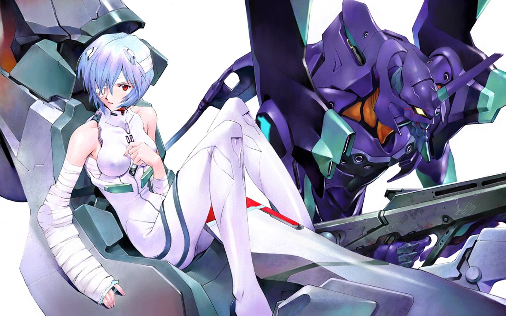 hd, 720P, unit, neon genesis evangelion, neon, ayanami, ayanami rei, genesis, anime, art, rei, evangelion, eva, HD Wallpaper