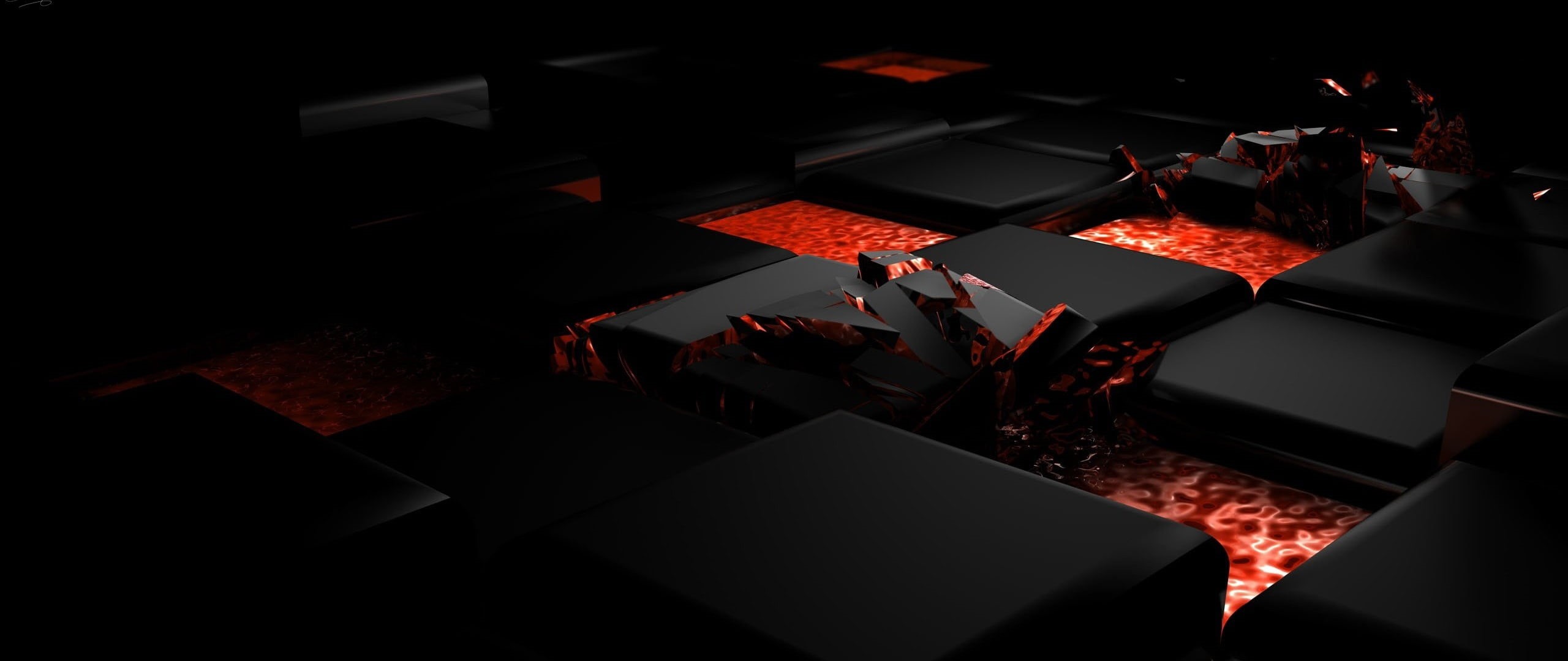 arts culture and entertainment, digital, light - natural phenomenon, dark, luxury, large group of objects, indoors, 3D, people, nightlife, technology, red, HD Wallpaper