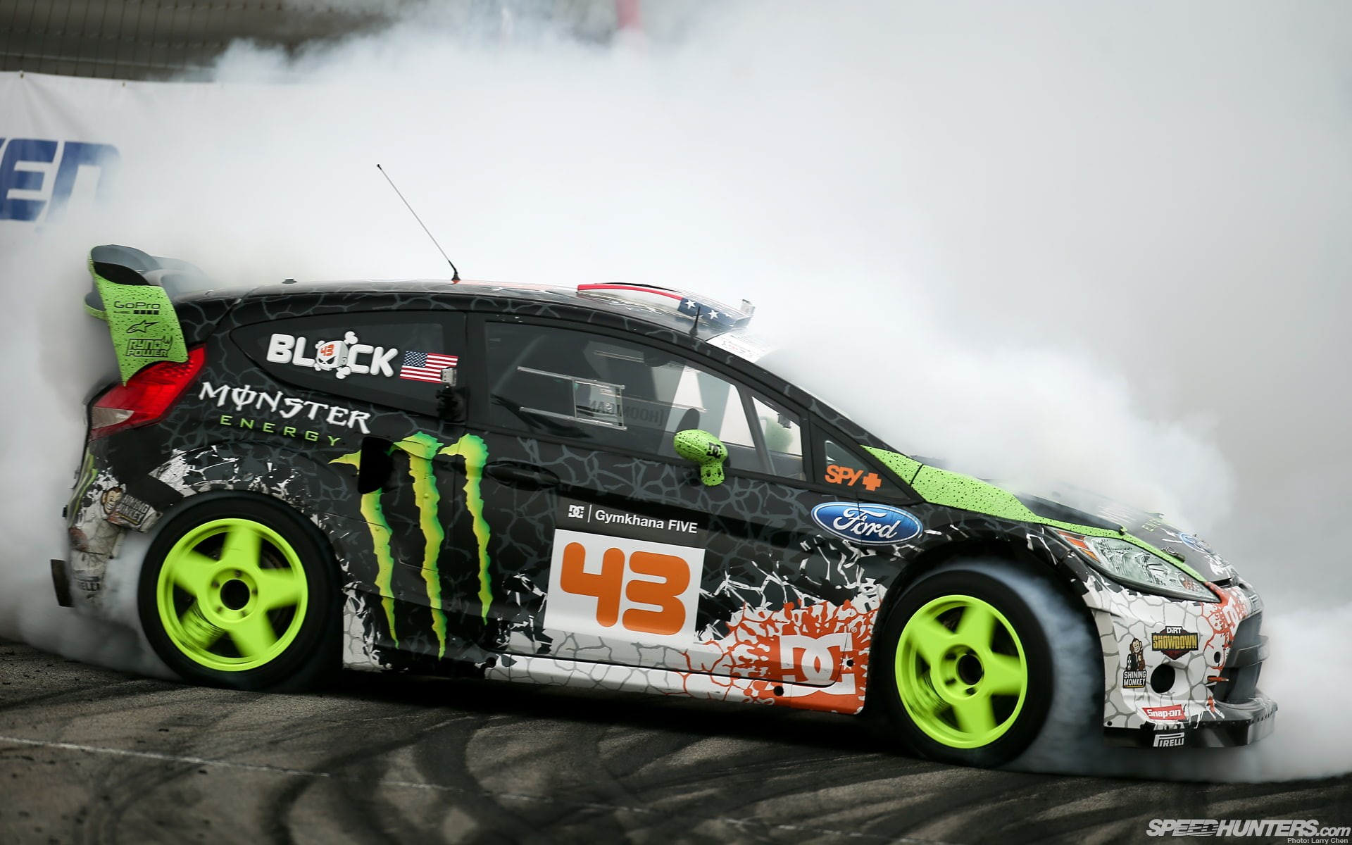 block, ford, ken, fiesta, drift, smoke, hd, cars, 1080P, HD Wallpaper
