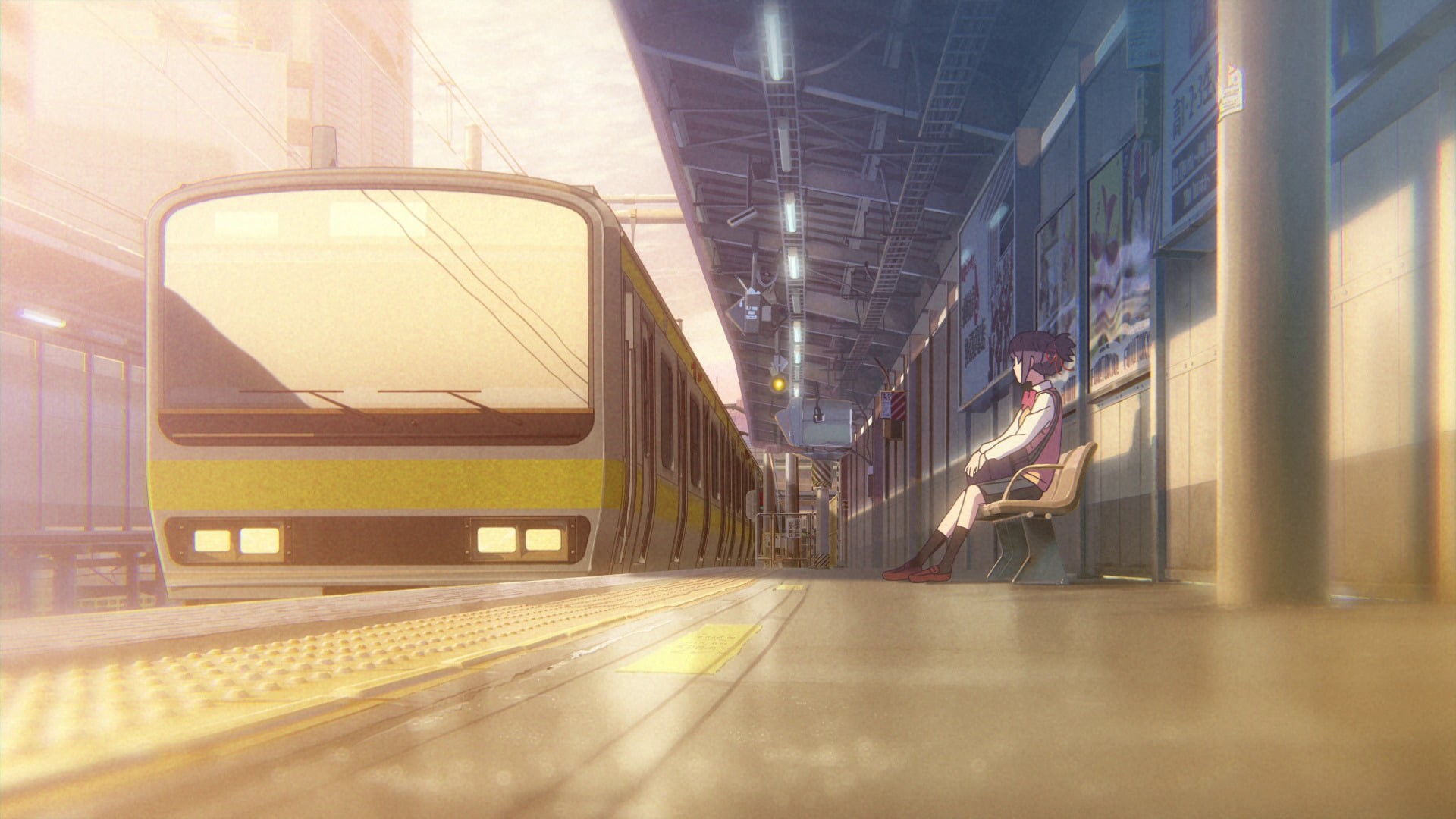 Kimi No Na Wa., 1080P, Anime, Train, Your Name., HD Wallpaper