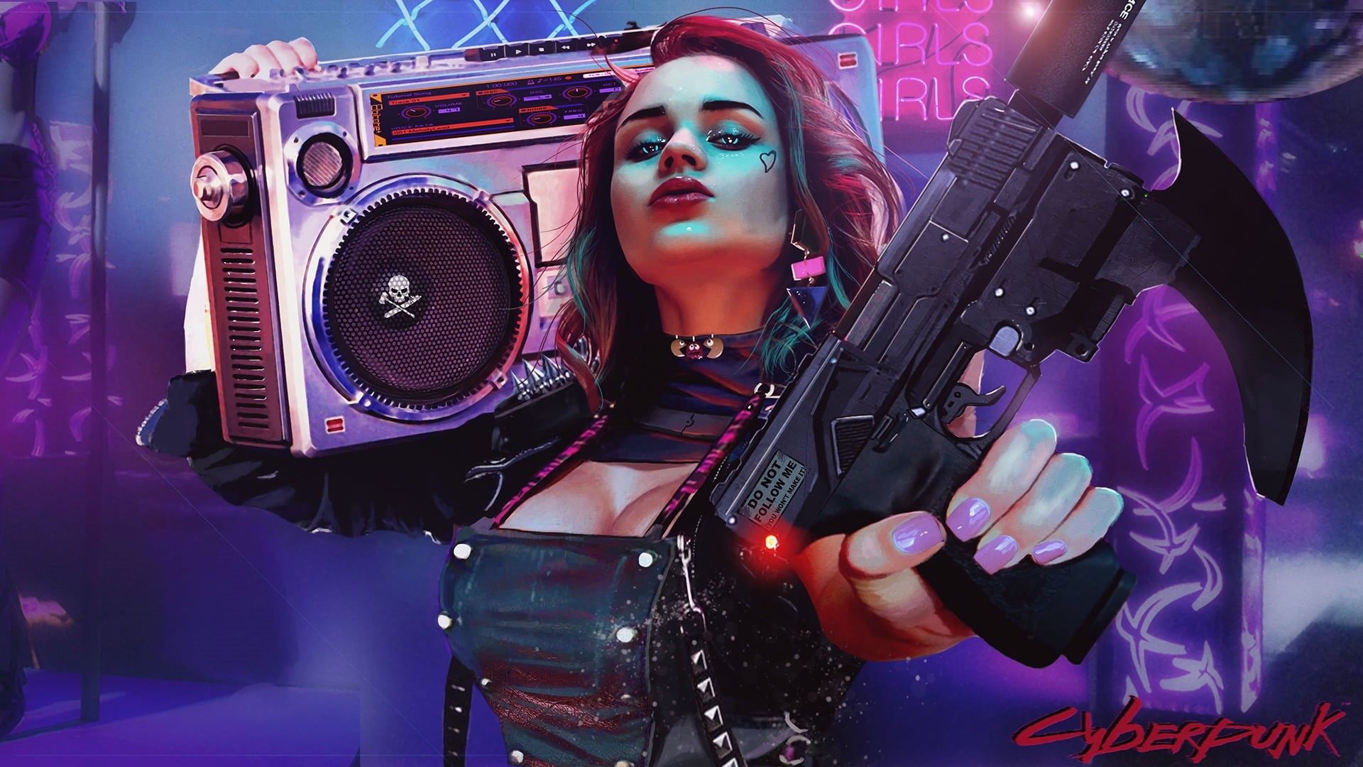 gun, waist up, holding, aggression, event, arts culture and entertainment, people, clothing, adult, government, 1080P, security, armed forces, women, illustration, HD Wallpaper