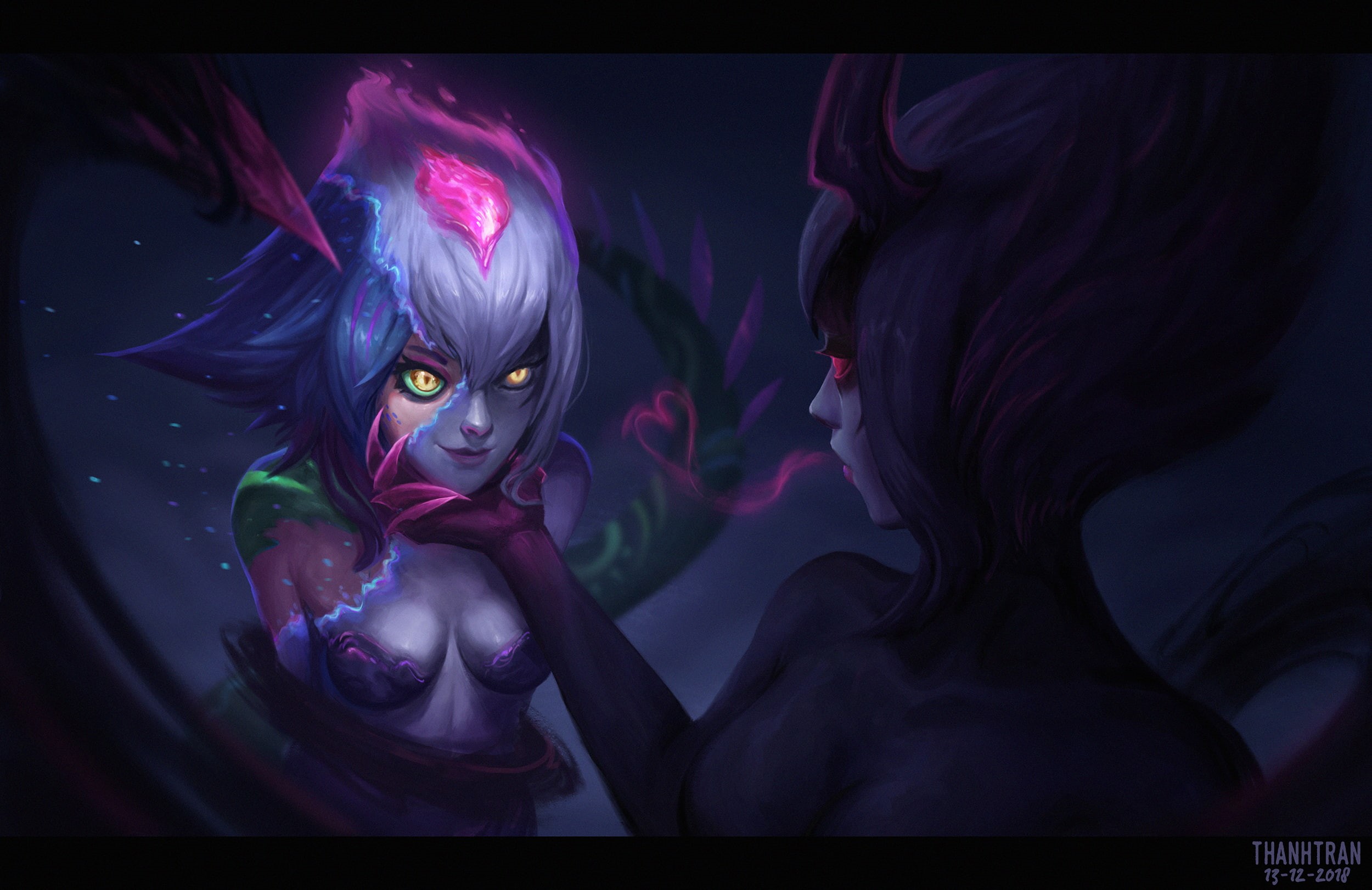 Neeko (League Of Legends), Evelynn (League Of Legends), Video Game, League Of Legends, 1080P, HD Wallpaper