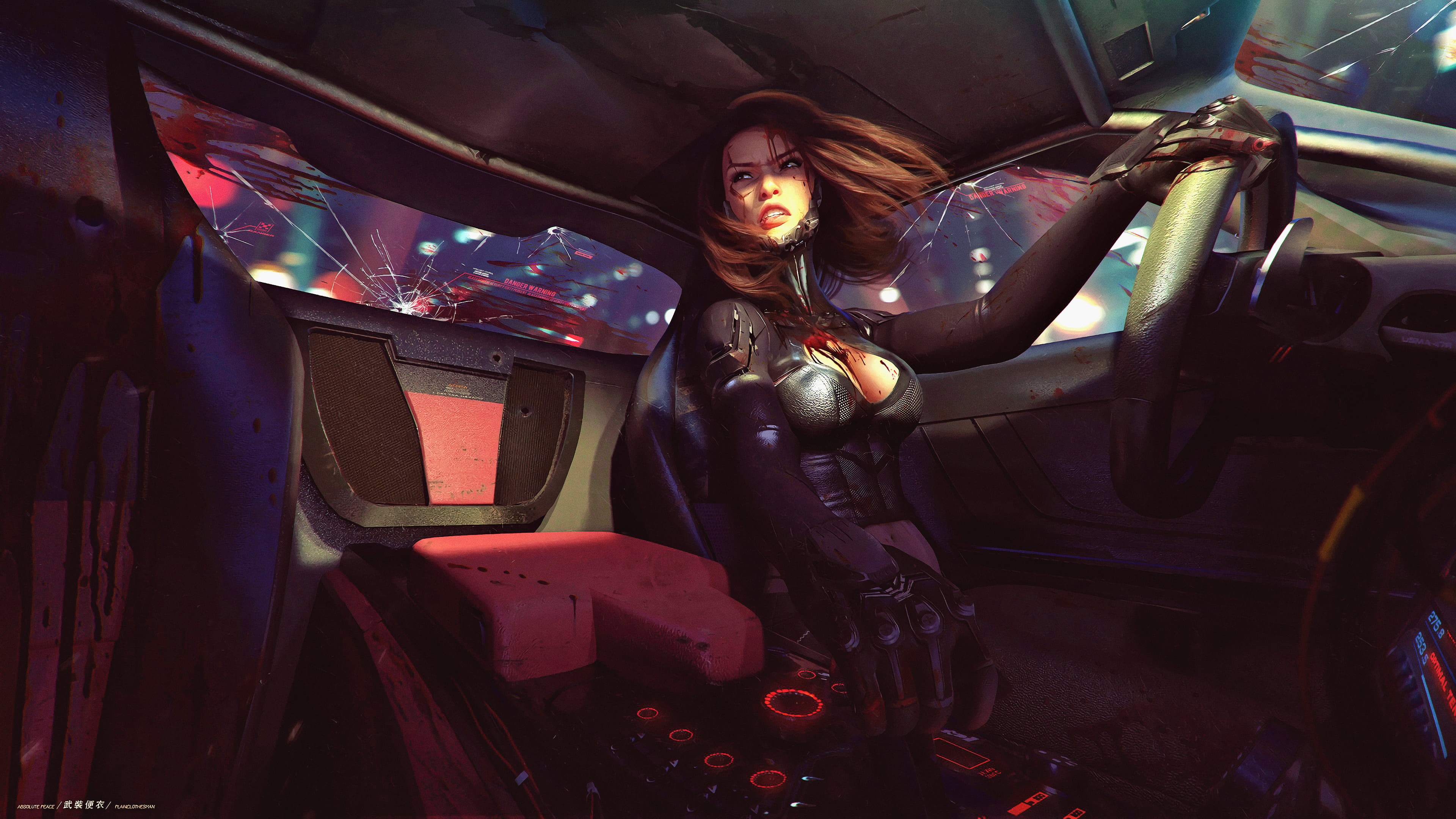 Video Game, Woman, Cyberpunk, Cyberpunk 2077, Brown Hair, 4K, Girl, HD Wallpaper
