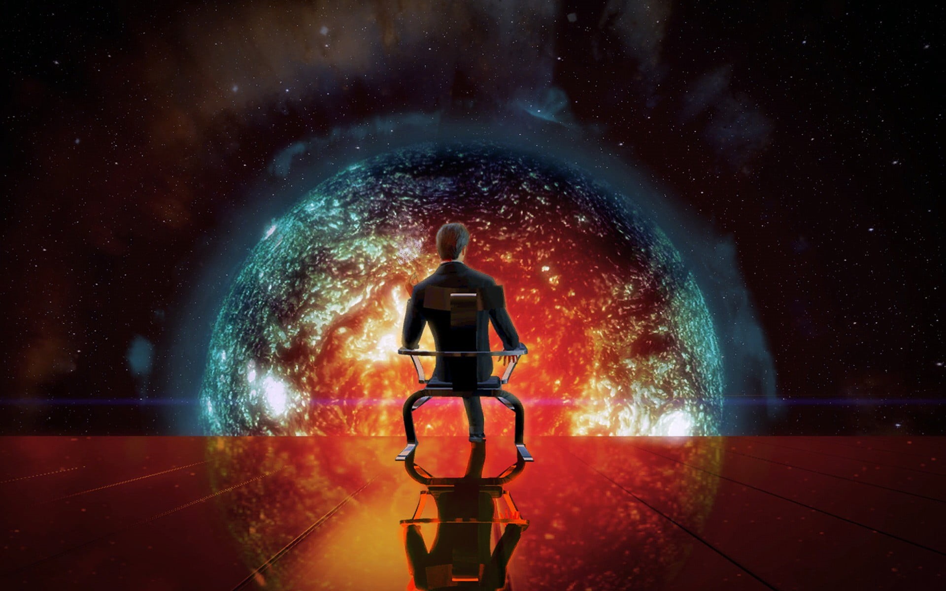 human representation, science fiction, futuristic, video games, Mass Effect, blurred motion, night, one person, glowing, nature, digital, astronomy, HD Wallpaper