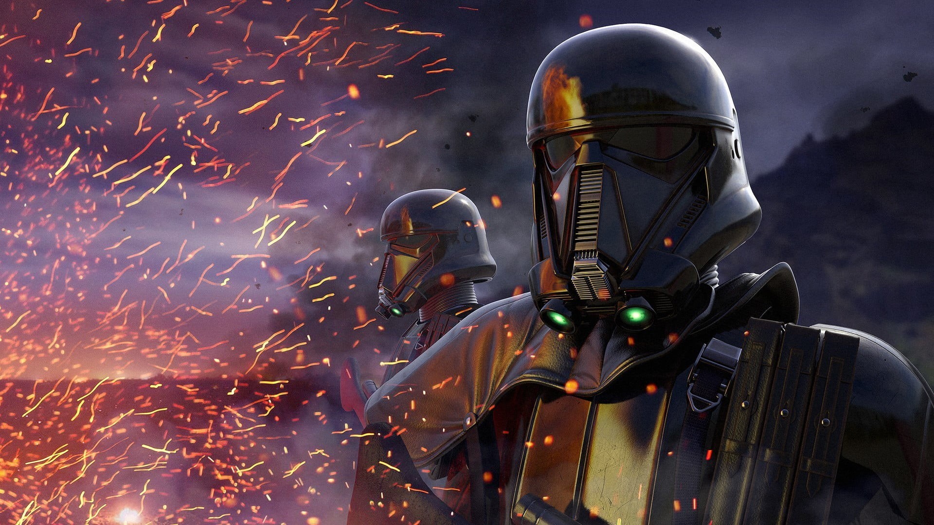 obscured face, headwear, star, activity, security, science fiction, military, warning sign, Storm Troopers, conflict, helmet, Star Wars, night, HD Wallpaper