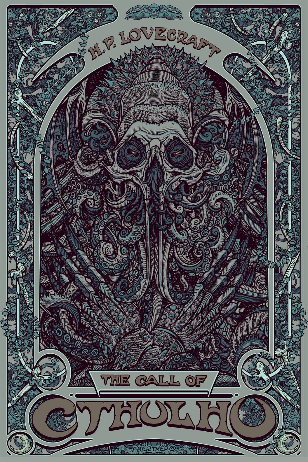 luxury, vector, ornate, Cthulhu, curve, flower, retro Styled, symbol, belief, decor, indigenous Culture, architecture, illustration, style, full frame, Phone HD Wallpaper
