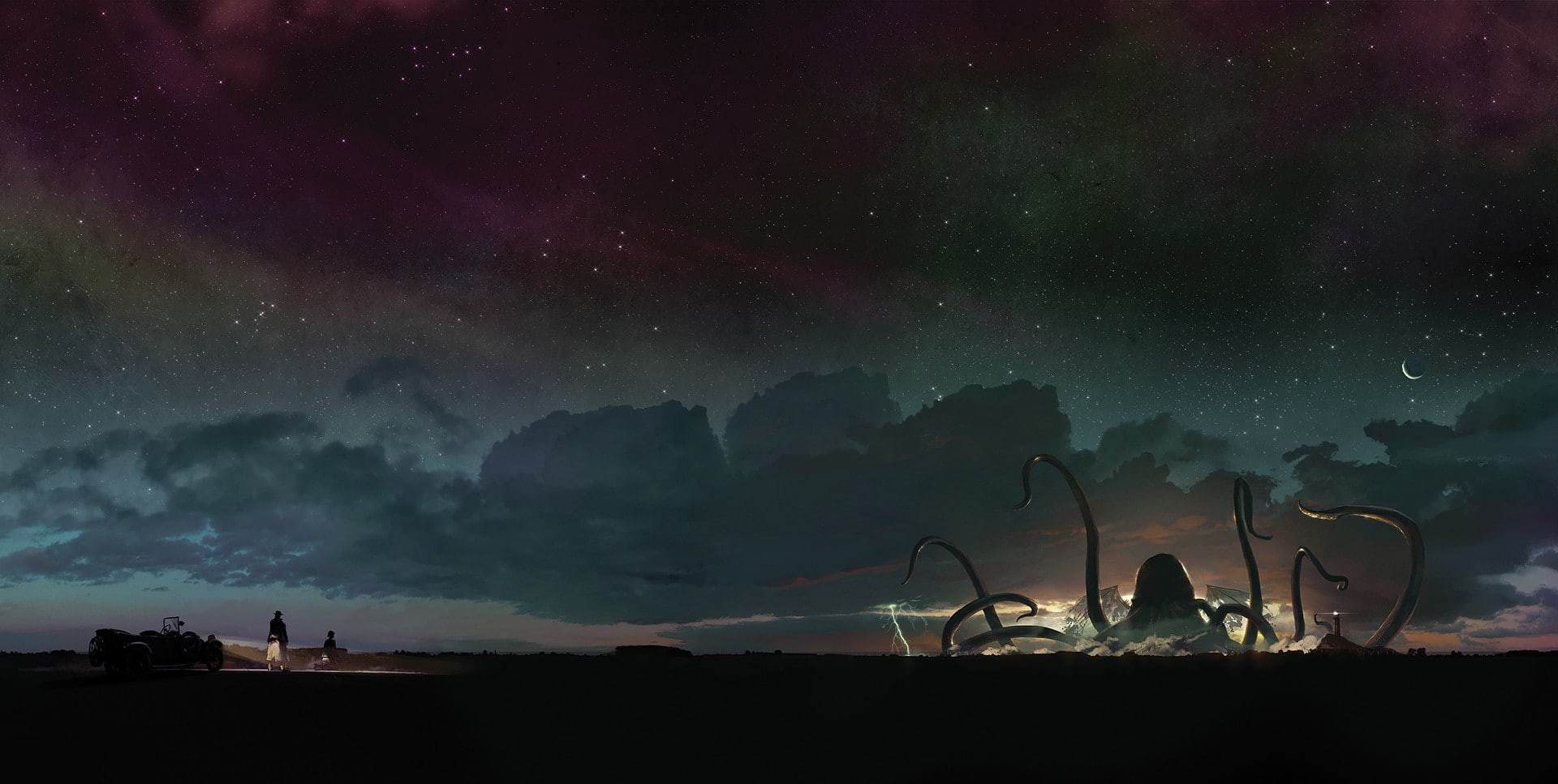 Octopus, 1080P, artwork, fantasy Art, H. P. Lovecraft, cthulhu, HD Wallpaper