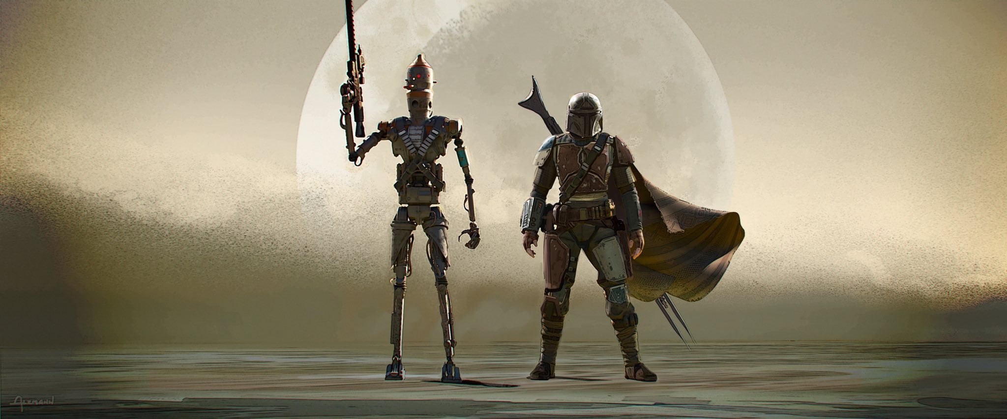 1080P, tv series, The Mandalorian, concept art, HD Wallpaper