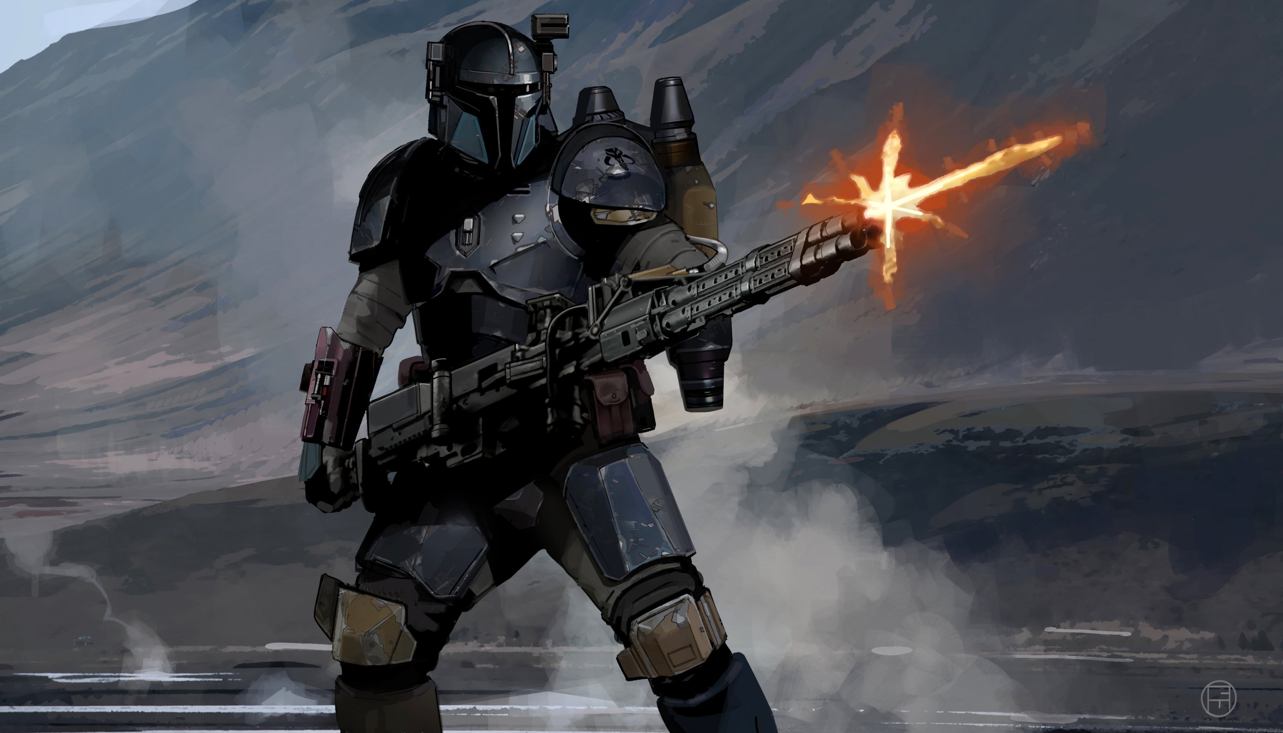 concept art, tv series, The Mandalorian, 4K, HD Wallpaper
