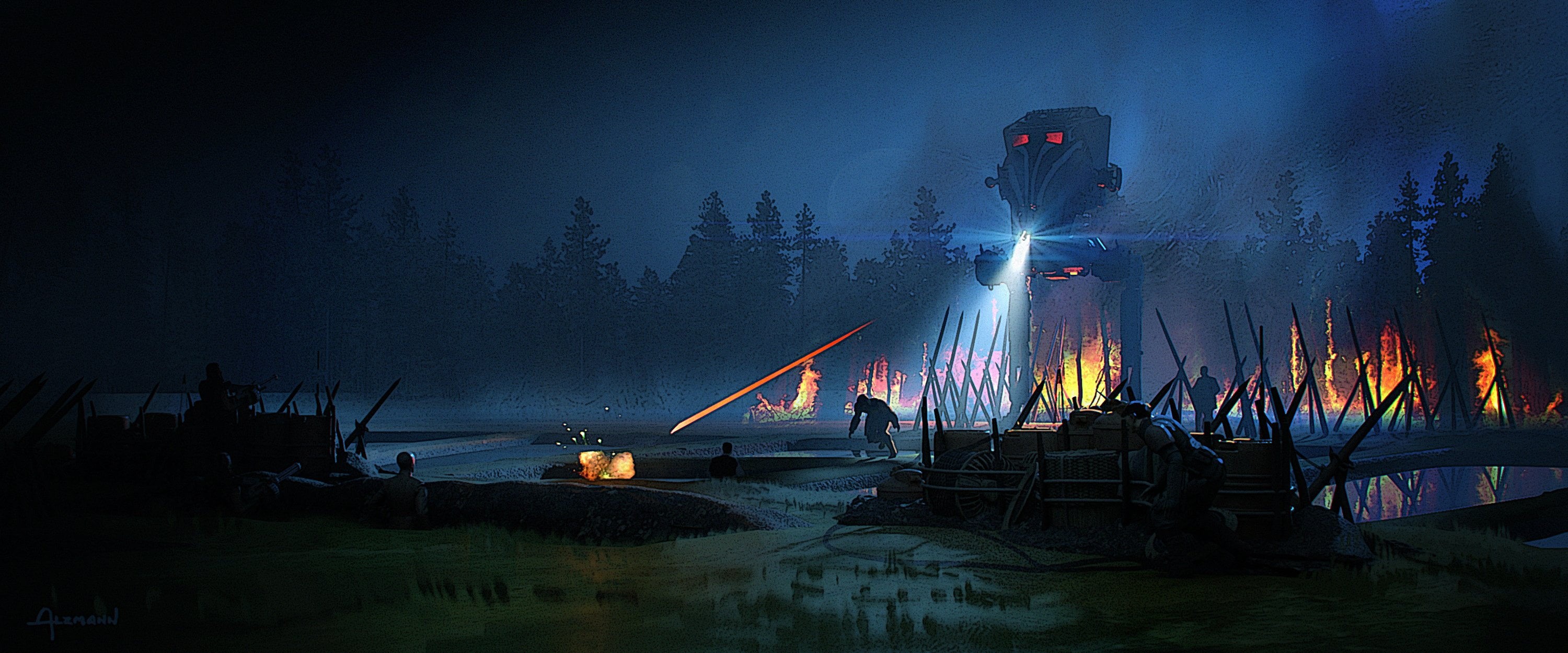 concept art, The Mandalorian, 2K, tv series, HD Wallpaper