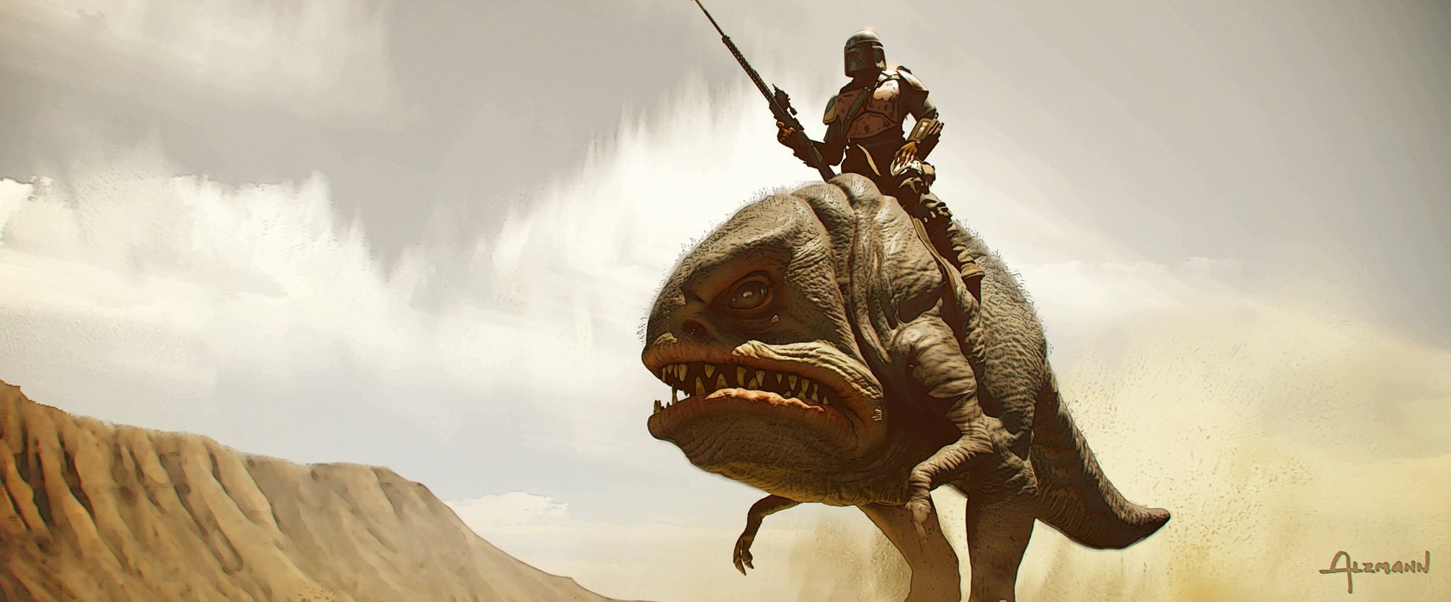 The Mandalorian, 1080P, tv series, concept art, HD Wallpaper