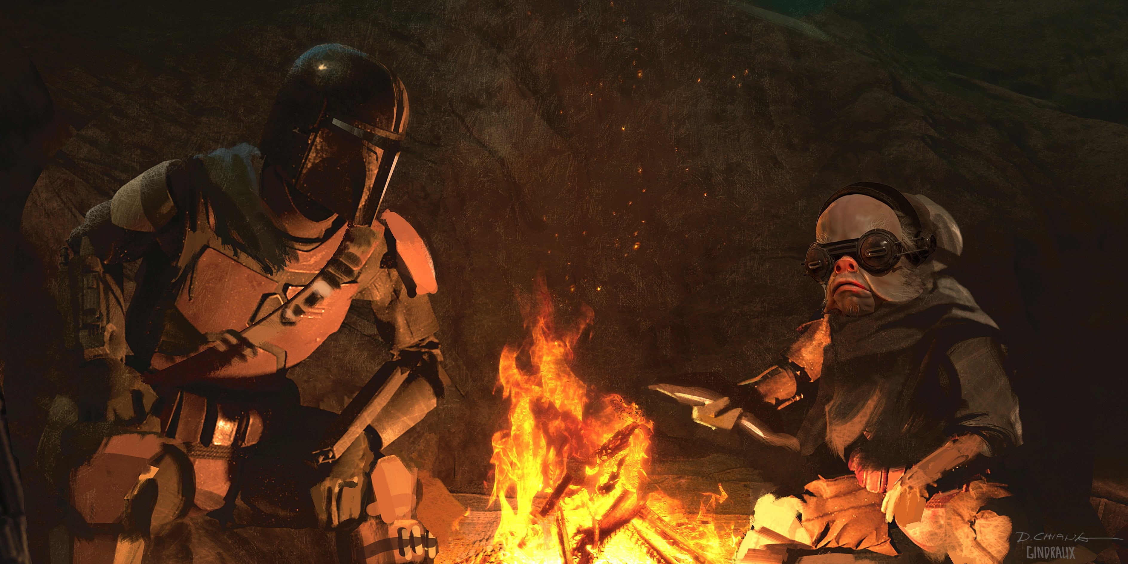 2K, tv series, The Mandalorian, concept art, HD Wallpaper