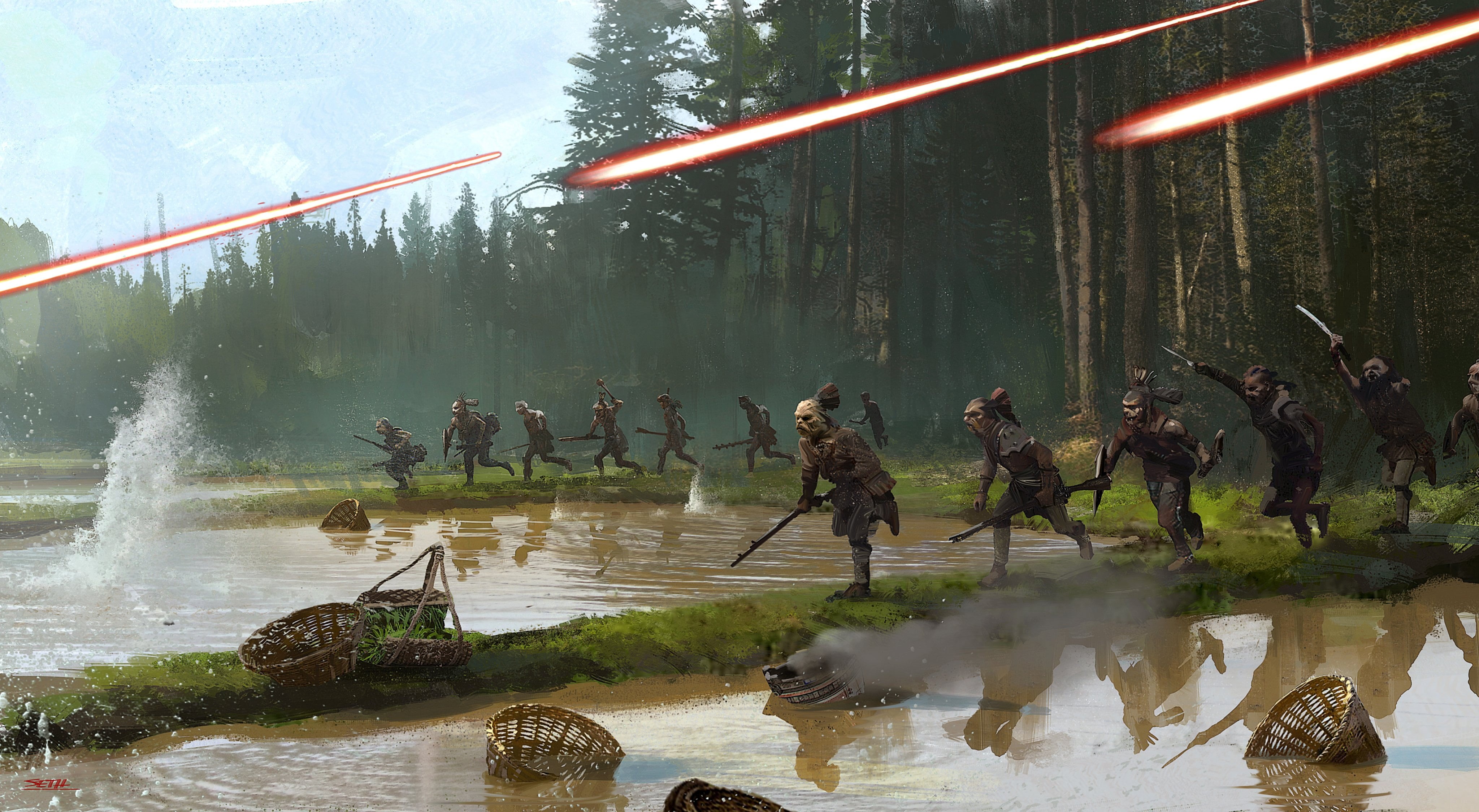 The Mandalorian, tv series, 4K, concept art, HD Wallpaper