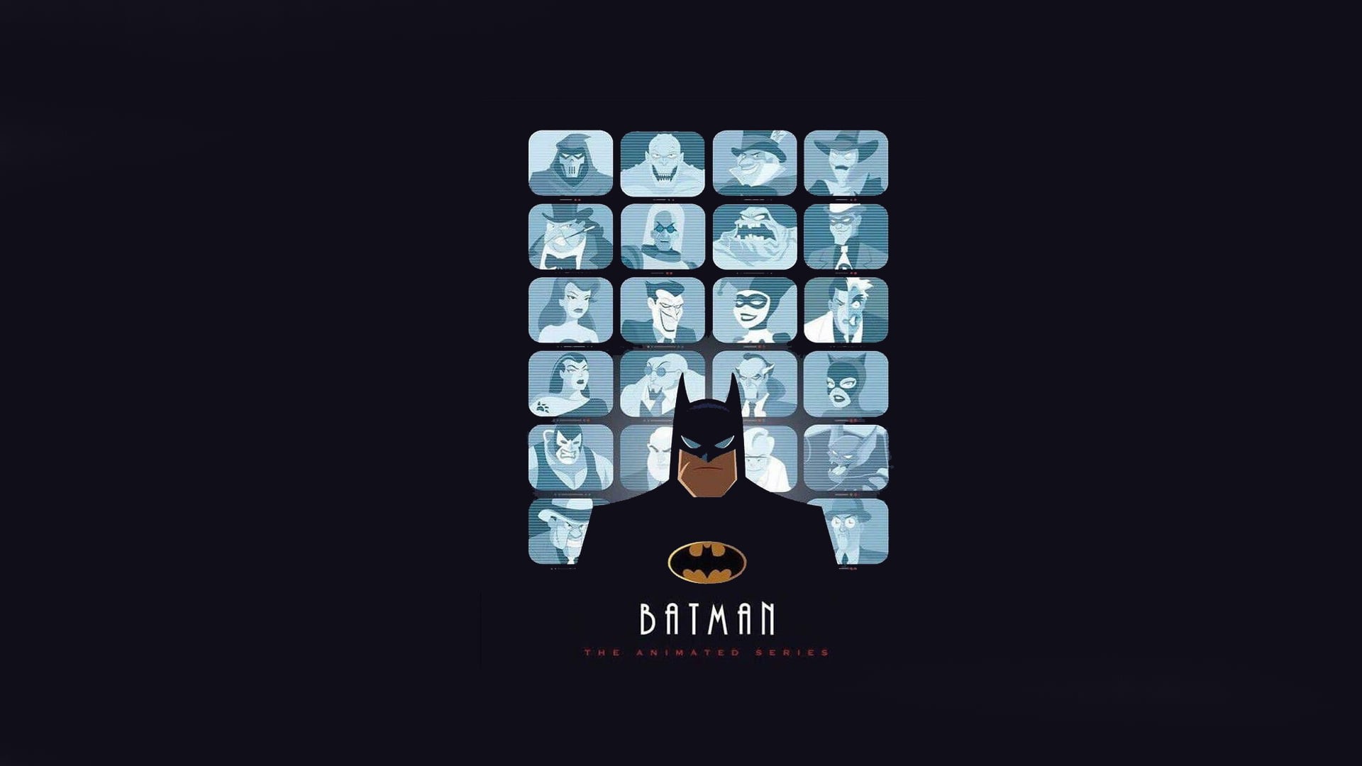 indoors, technology, 1080P, Batman: The Animated Series, text, DC Comics, capital letter, no people, communication, western script, black background, HD Wallpaper