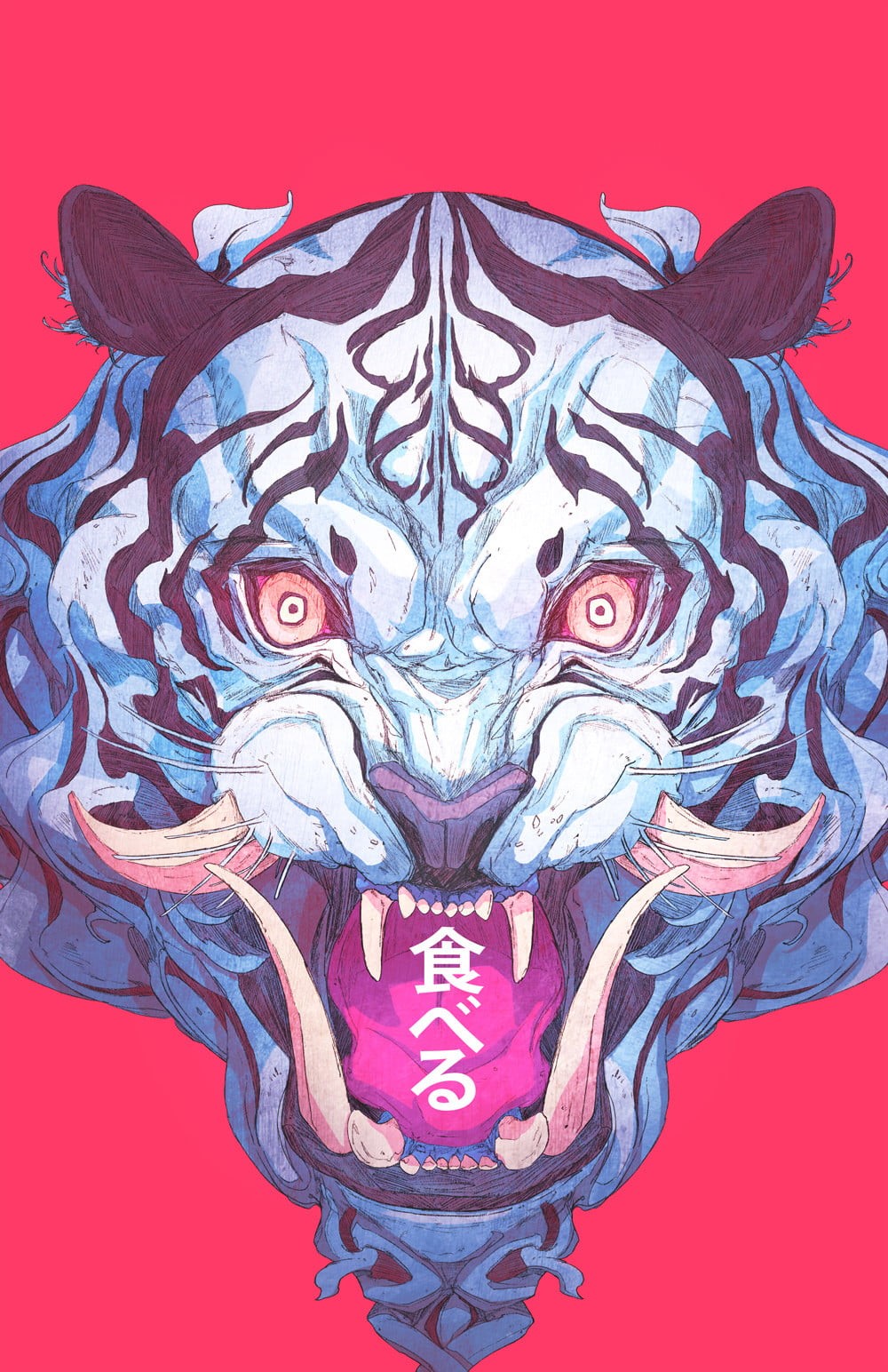 floral pattern, mask, animal body part, art and craft, animal representation, animal Head, colored background, one animal, mammal, pattern, Chun Lo, demon, Phone HD Wallpaper