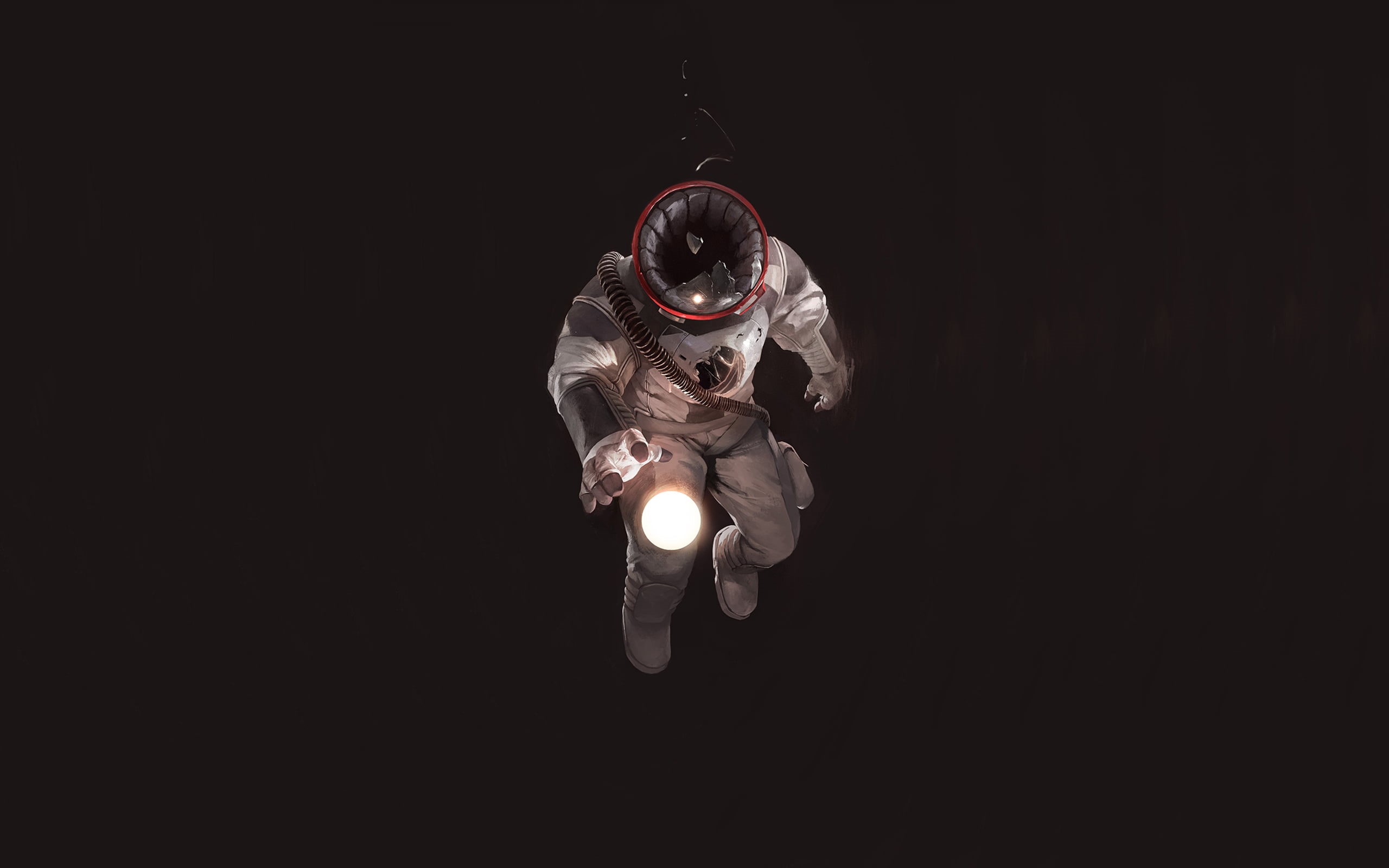 Chun Lo, 2K, artwork, horror, digital art, astronaut, HD Wallpaper