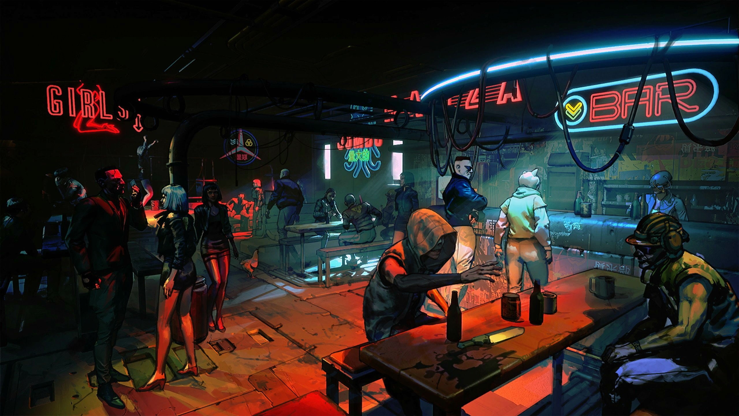 dark, futuristic, fighting, cyberpunk, ruiner, sci-fi, fps, shooter, action, 2K, HD Wallpaper
