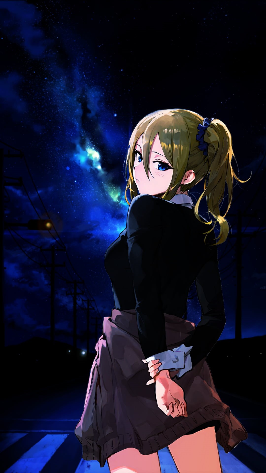 phone, Hayasaka Ai, anime girls, waifu2x, 1080P, anime, Kaguya-Sama: Love is War, landscape, Phone HD Wallpaper