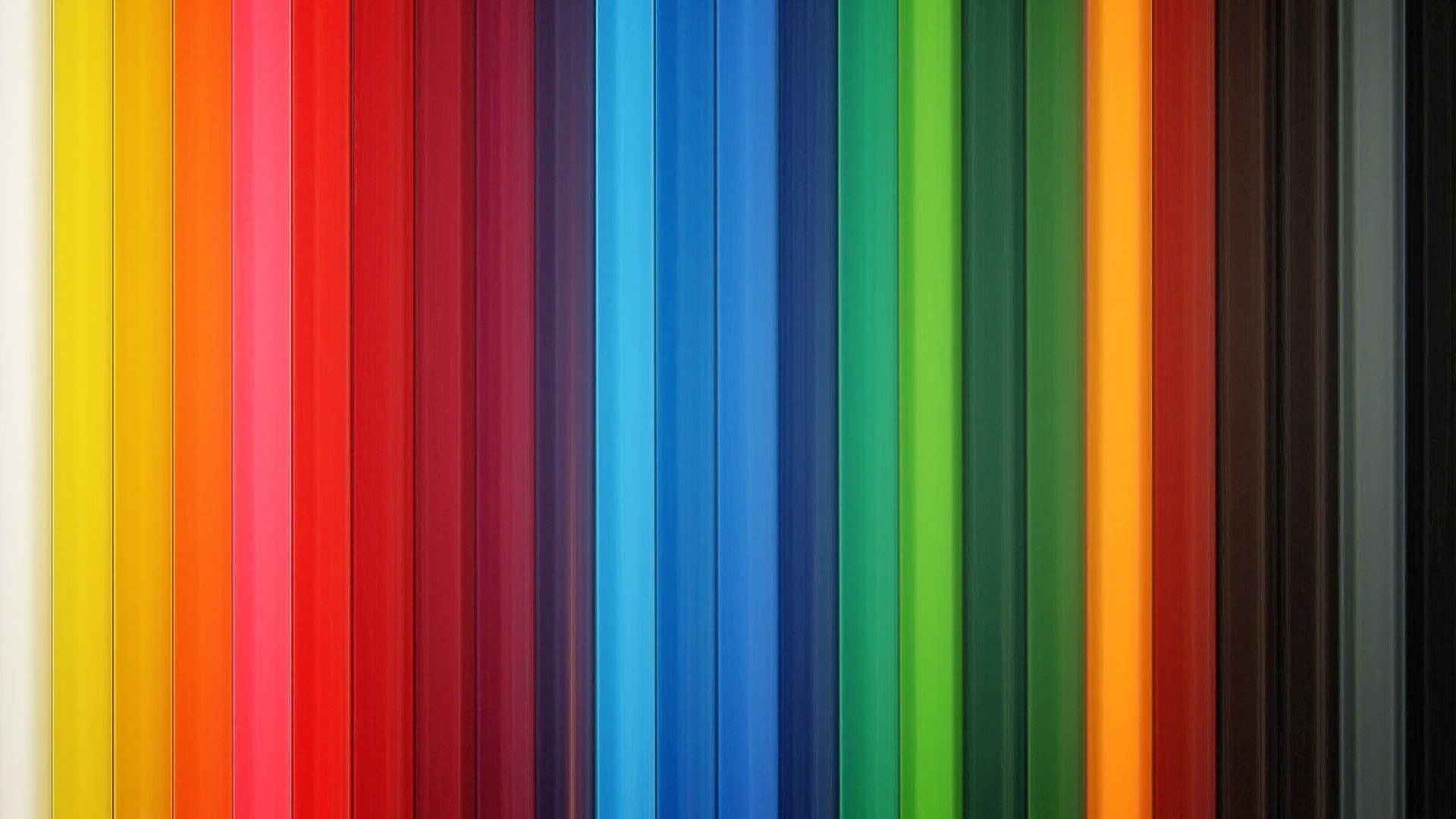 crayon, spectrum, in A Row, backgrounds, 1080P, purple, art and craft, blue, colorful, yellow, close-up, multi Colored, studio shot, color Image, colors, HD Wallpaper