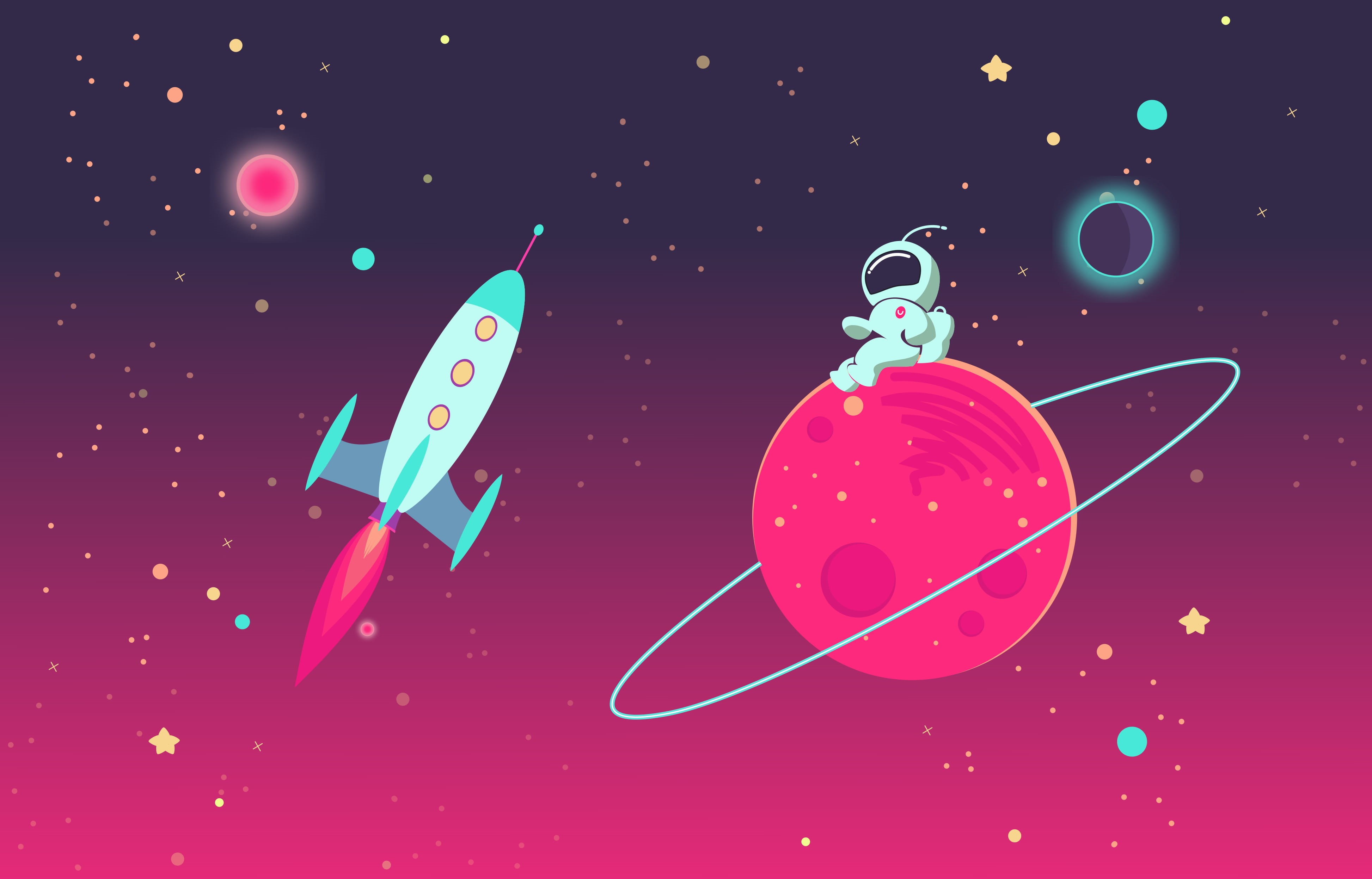 young, outer, earth, aliens, nature, cosmos, spaceman, mission, celebration, stars, scene, imagination, man, motion, fiction, landscape, planet, shape, HD Wallpaper