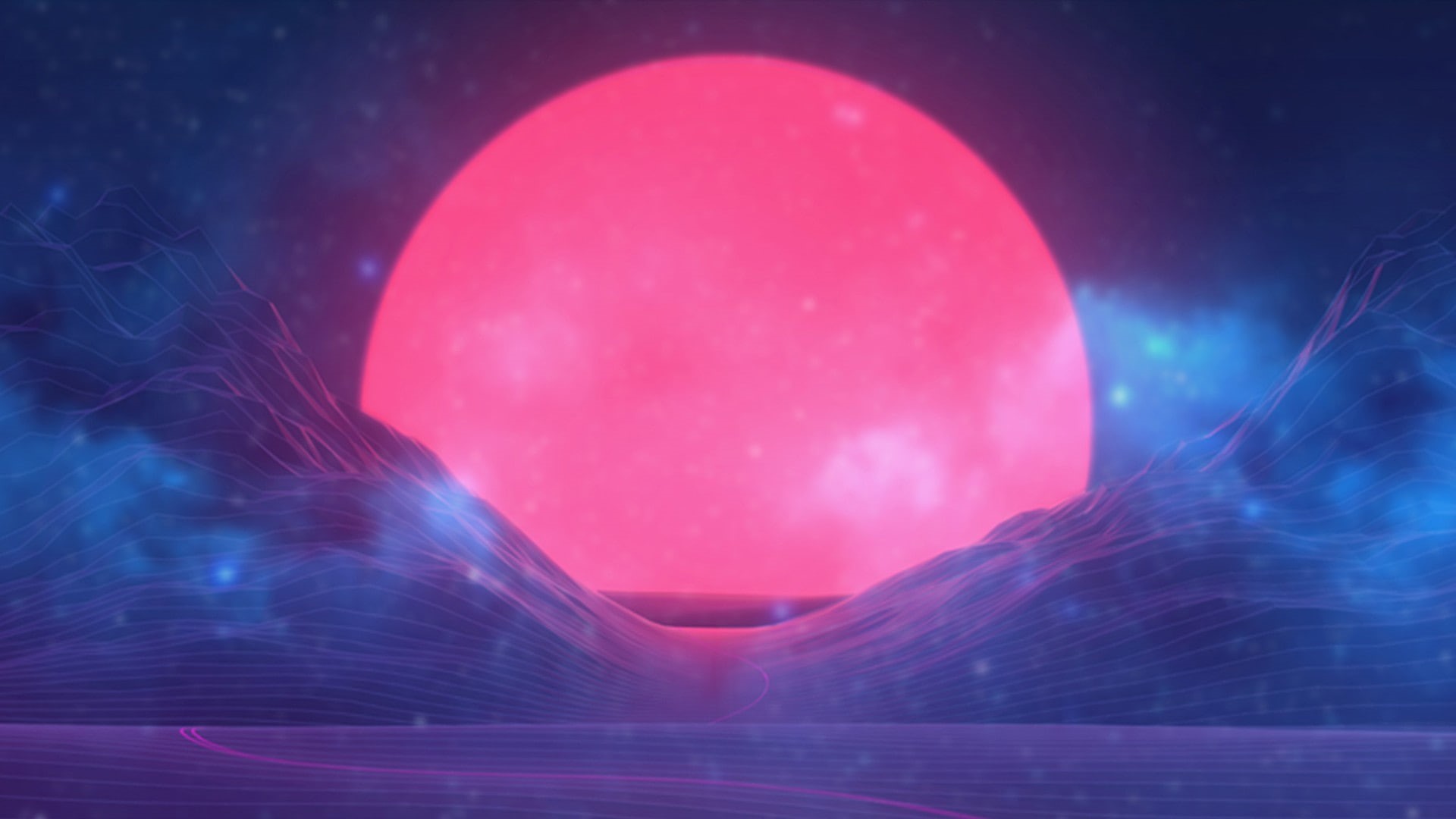 Retro style, 1080P, digital art, science fiction, HD Wallpaper