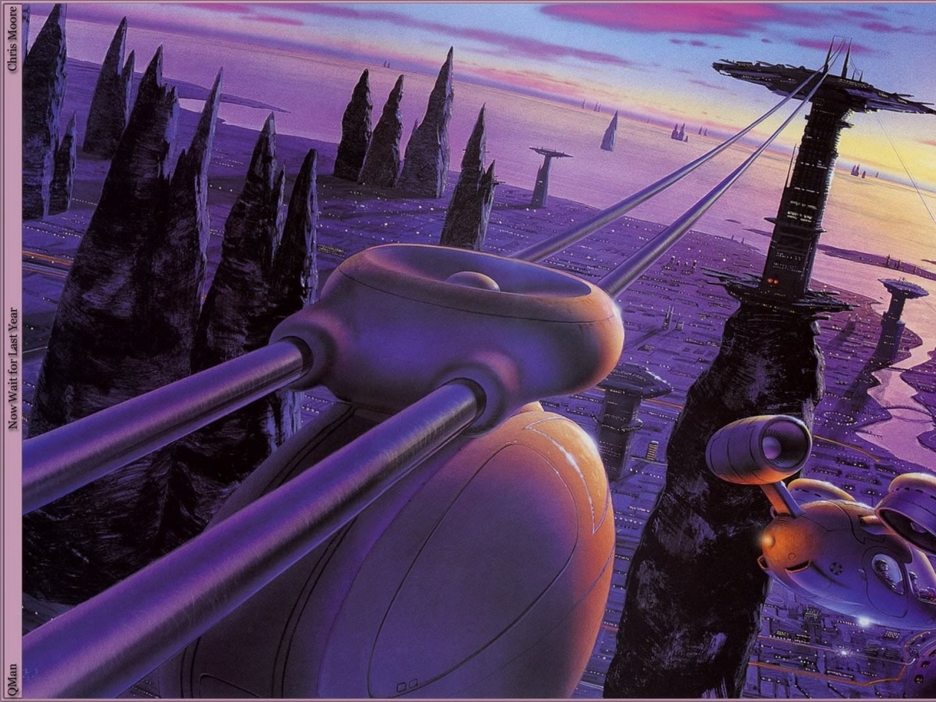 art, outer, 1080P, futuristic, abstract, space, drawings, concept, retro, spaceship, science, fiction, HD Wallpaper