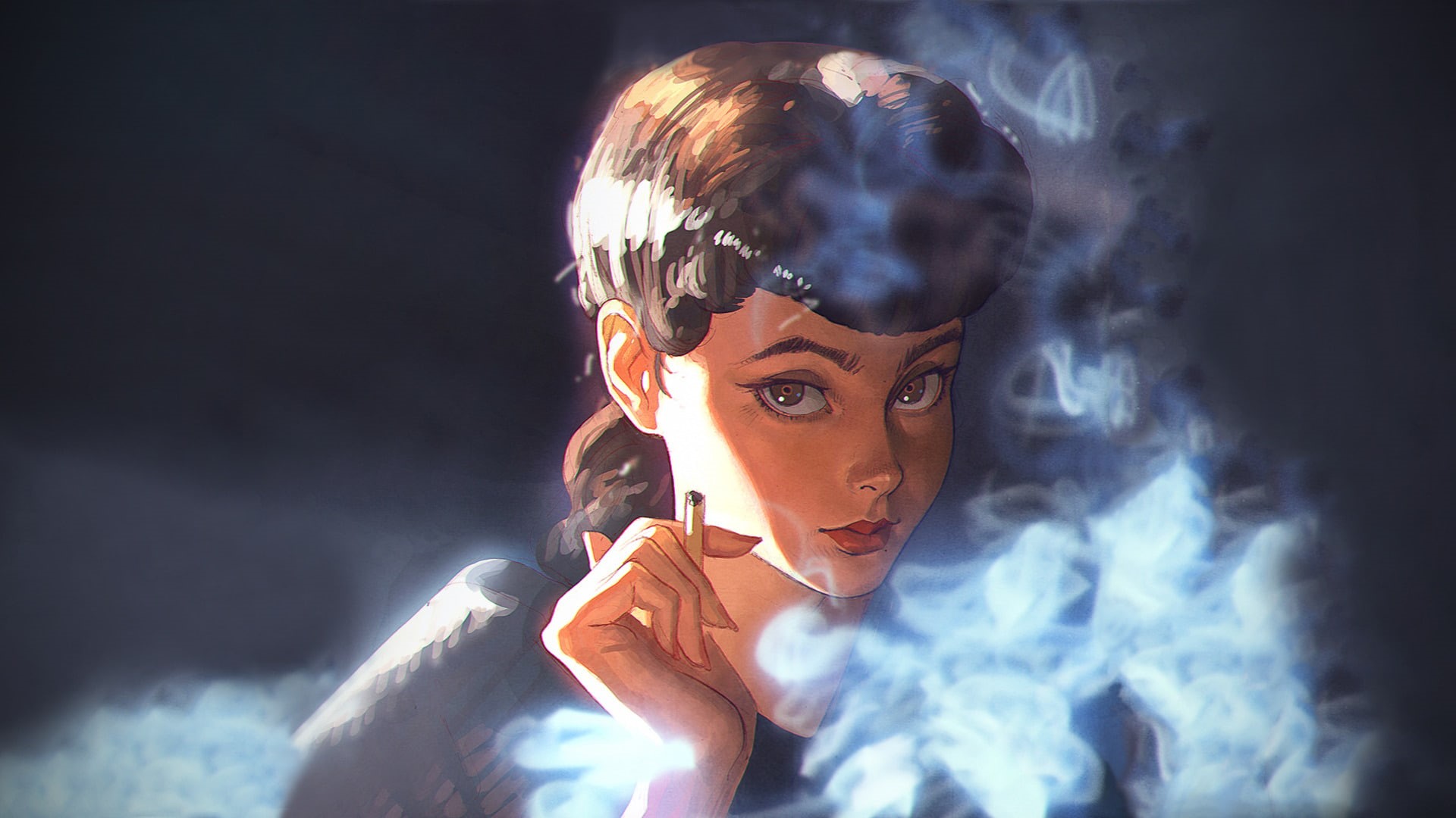 1080P, Smoke, Blade Runner, Rachael (Blade Runner), Movie, HD Wallpaper