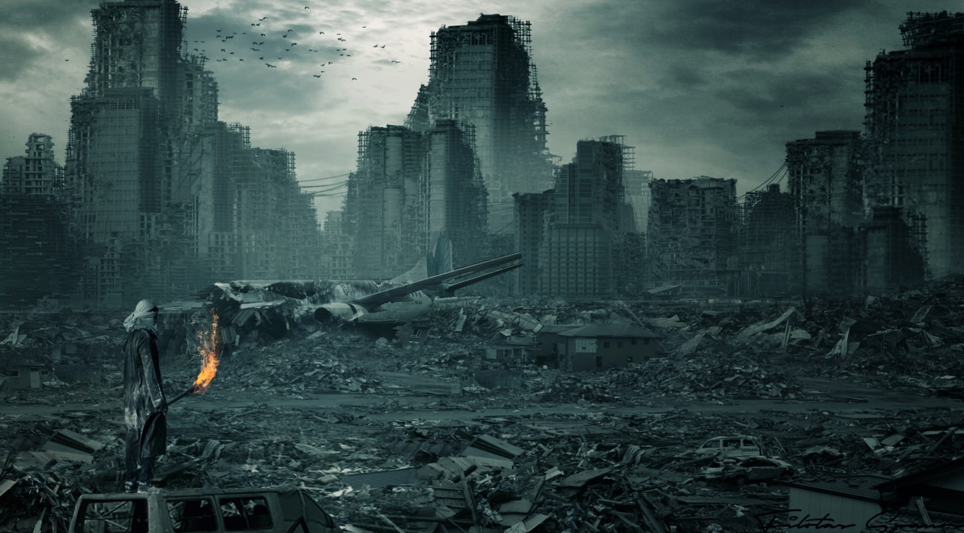 1080P, Post Apocalyptic, Sci Fi, HD Wallpaper
