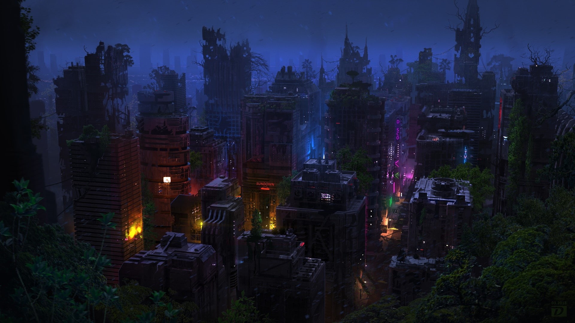City, 1080P, Post Apocalyptic, Sci Fi, HD Wallpaper