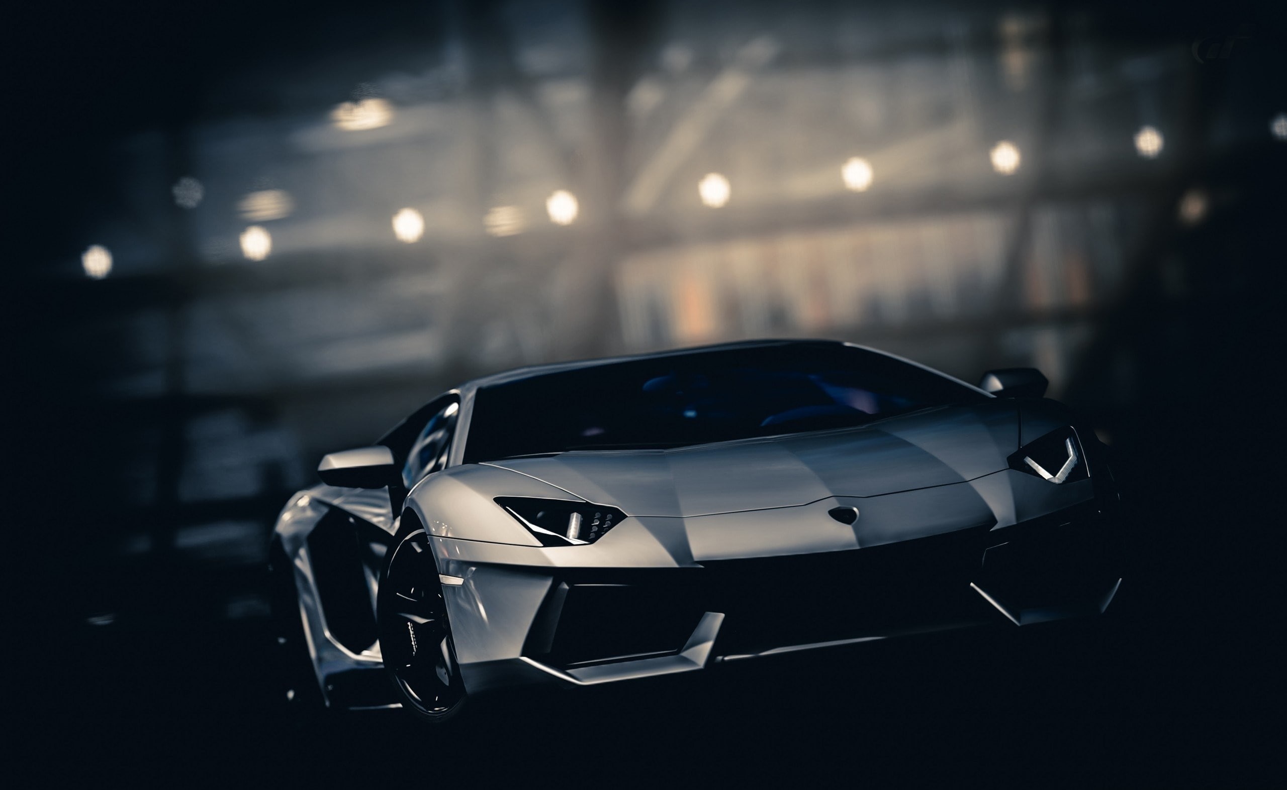 focus on foreground, motor vehicle, night, sports car, Supercars, racecar, land vehicle, transportation, brightly lit, 2K, mode of transportation, luxury, HD Wallpaper