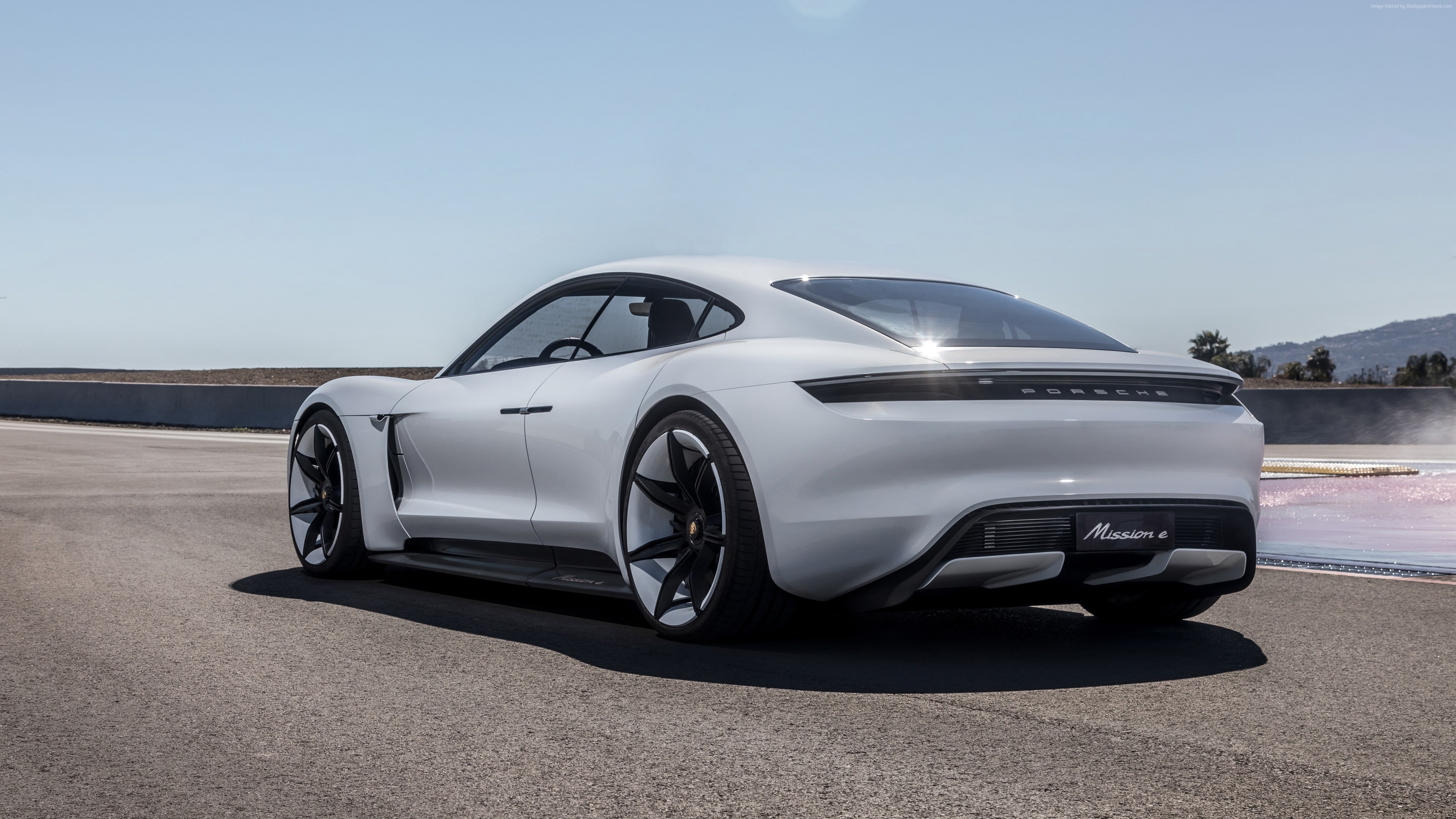 Electric Car, 4K, supercar, Porsche Taycan, 4K, 2020 Cars, HD Wallpaper