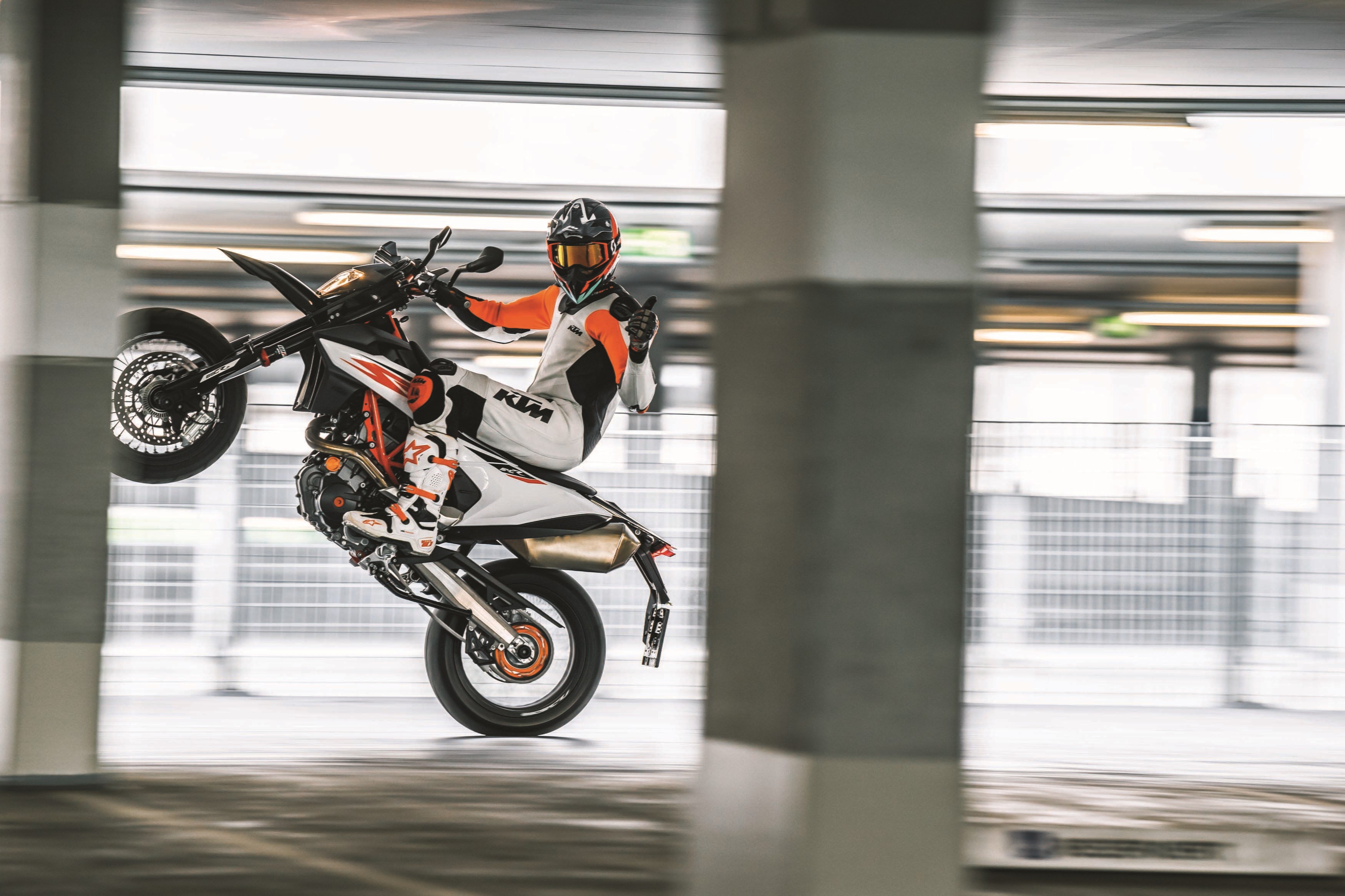 KTM 690 SMC R Supermoto, Biker, 2019, 4K, 2K, HD Wallpaper