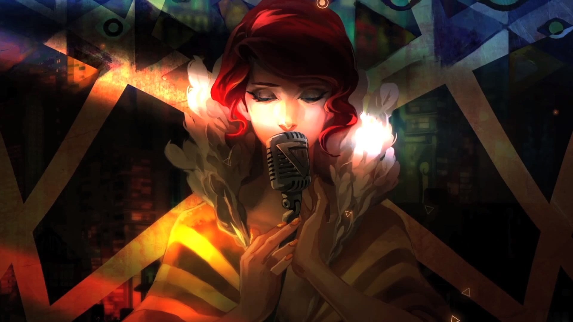 Red (Transistor), Transistor, 1080P, Supergiant Games, HD Wallpaper