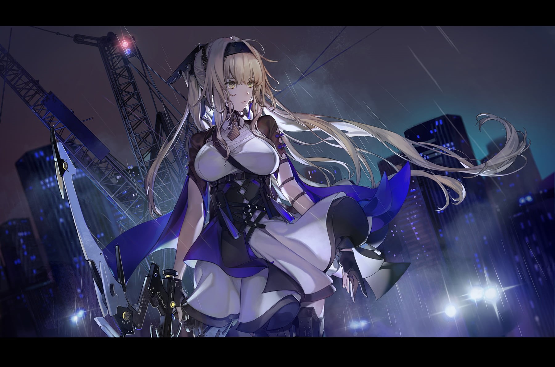 anime, Noir (artist), Punishing: Gray Raven, anime girls, 720P, HD Wallpaper