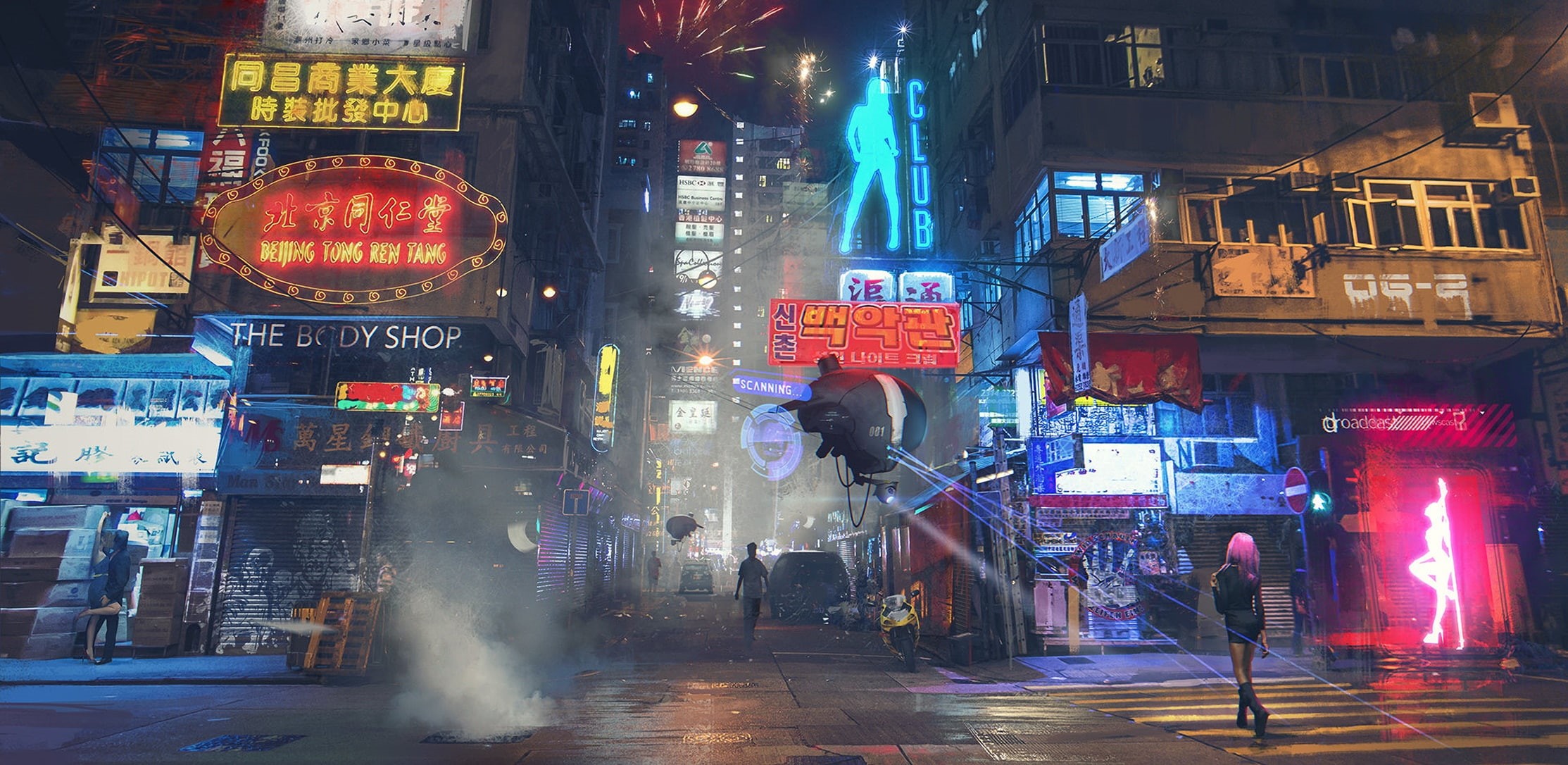 science fiction, cyberpunk, artwork, Sergey Zabelin, digital art, 1080P, HD Wallpaper