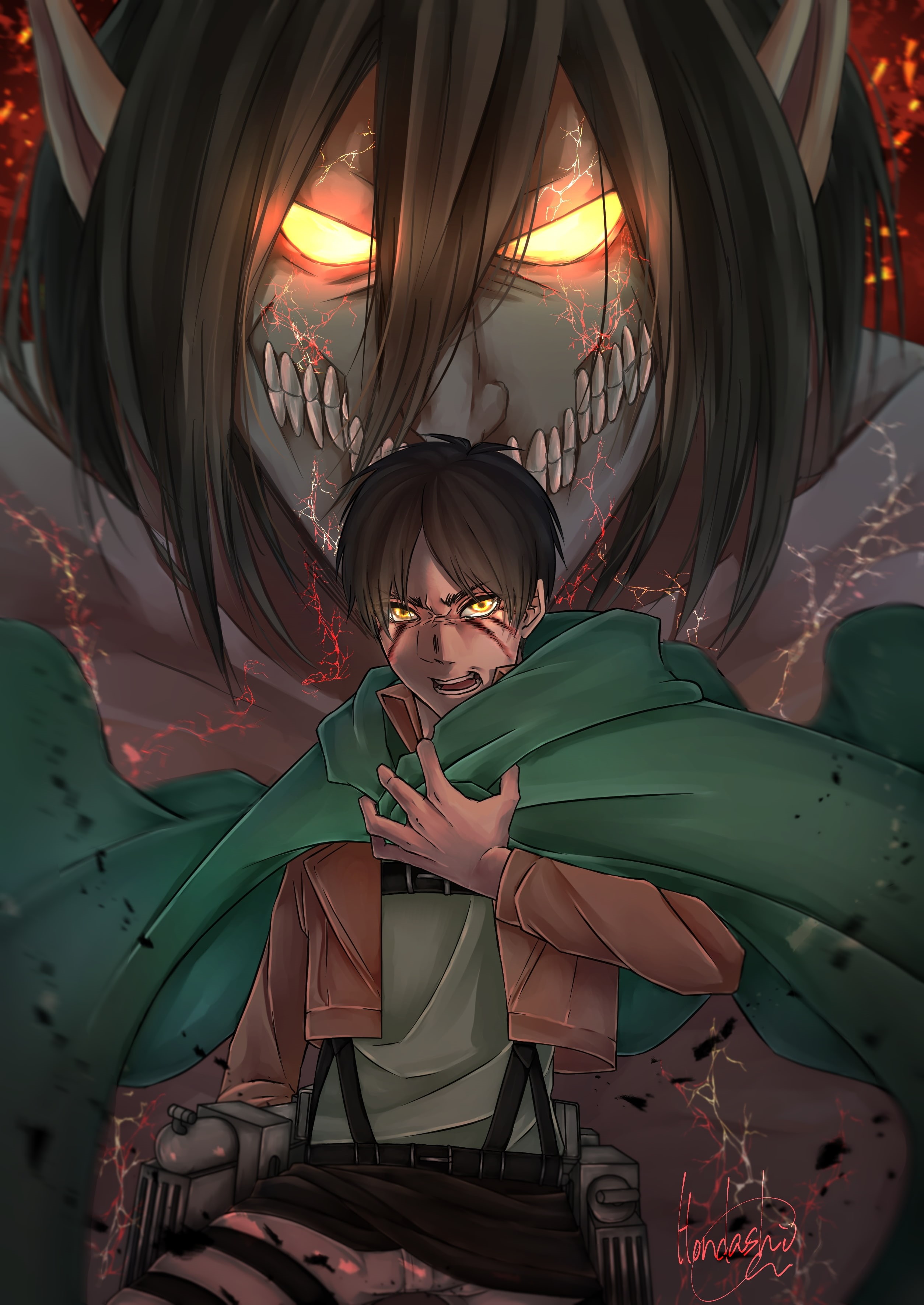 looking at camera, lifestyles, one person, 2K, shingeki no kyojin, portrait, casual clothing, attack on titan, females, outdoors, real people, amusement park, Phone HD Wallpaper