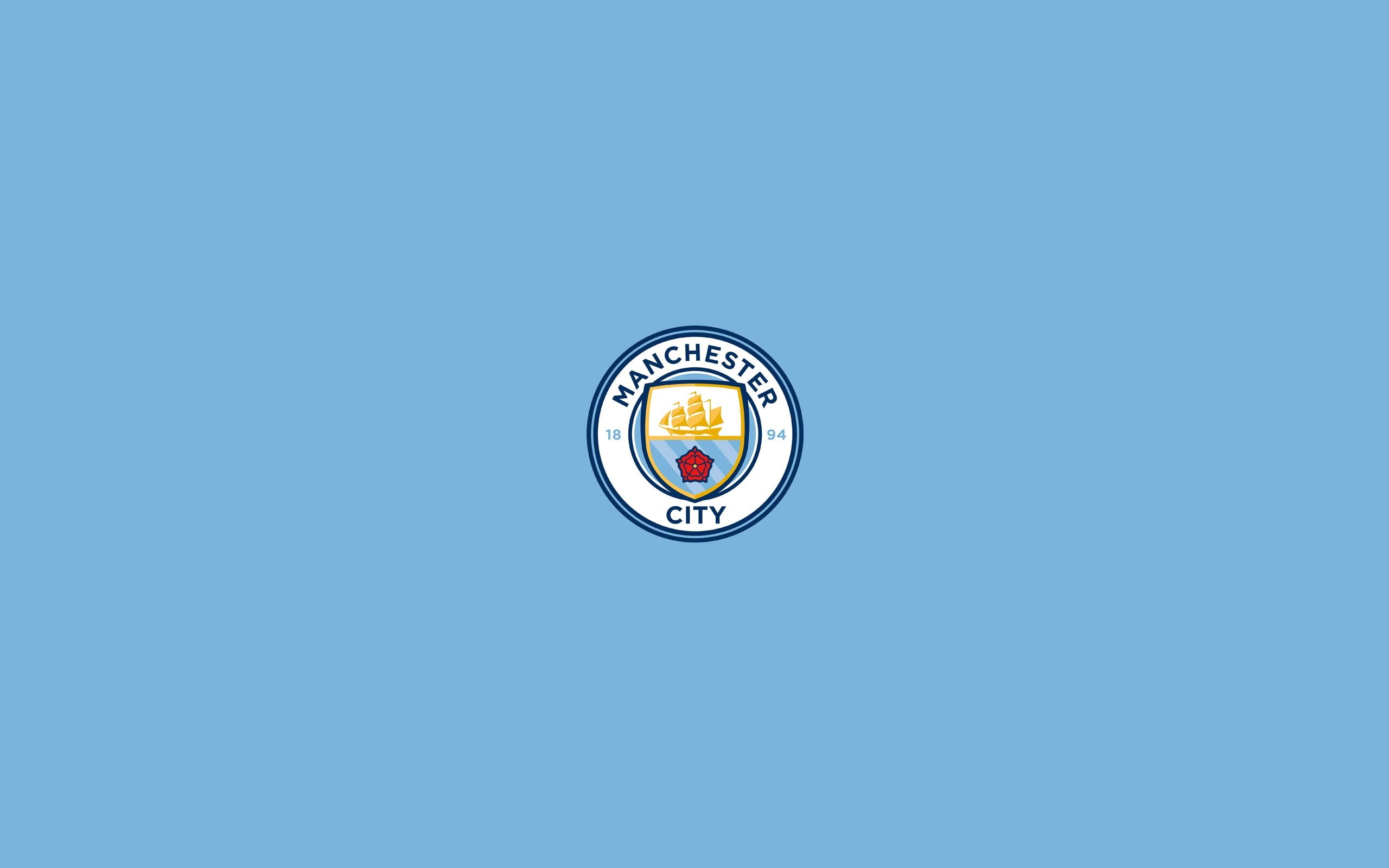 accuracy, football, nature, city, sports target, indoors, sport, manchester, 2K, copy space, blue, single object, club, blue background, european, shape, HD Wallpaper