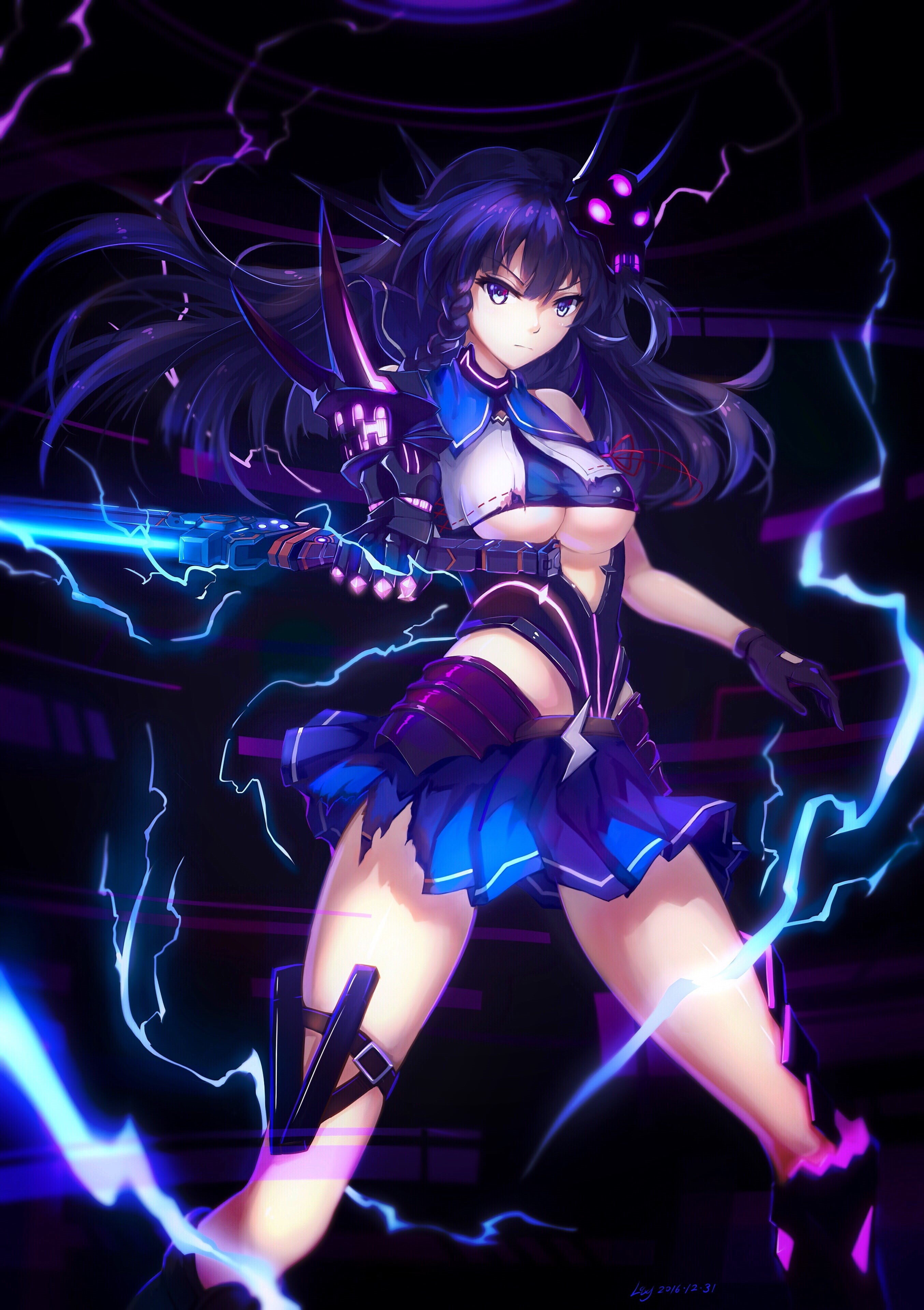 young adult, night, sport, disco dancing, human limb, Honkai Impact, 4K, anime girls, Mei (Honkai Impact), illuminated, motion, black background, nightlife, Phone HD Wallpaper