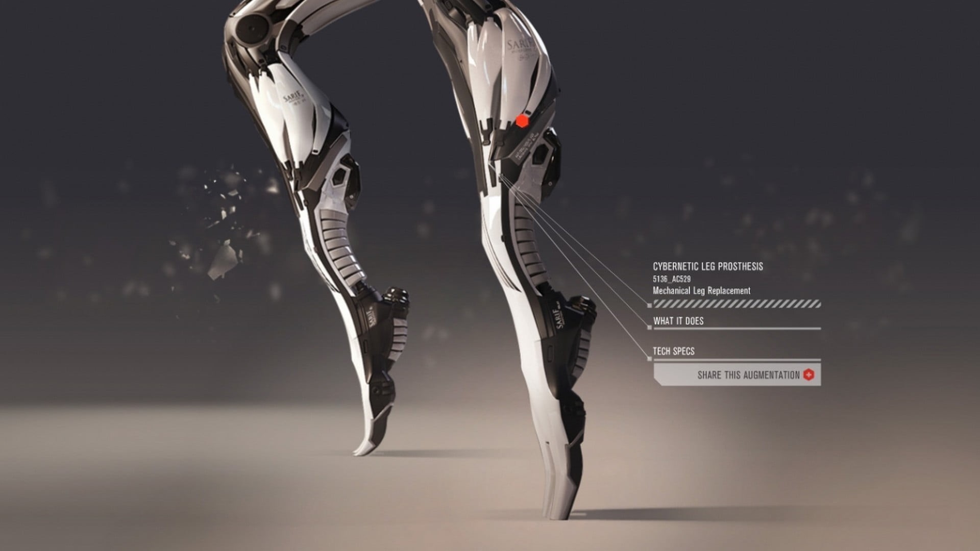 technology, video games, studio shot, black background, real people, text, Deus Ex, 1080P, overlay, one person, shoe, human body part, protection, robot, HD Wallpaper
