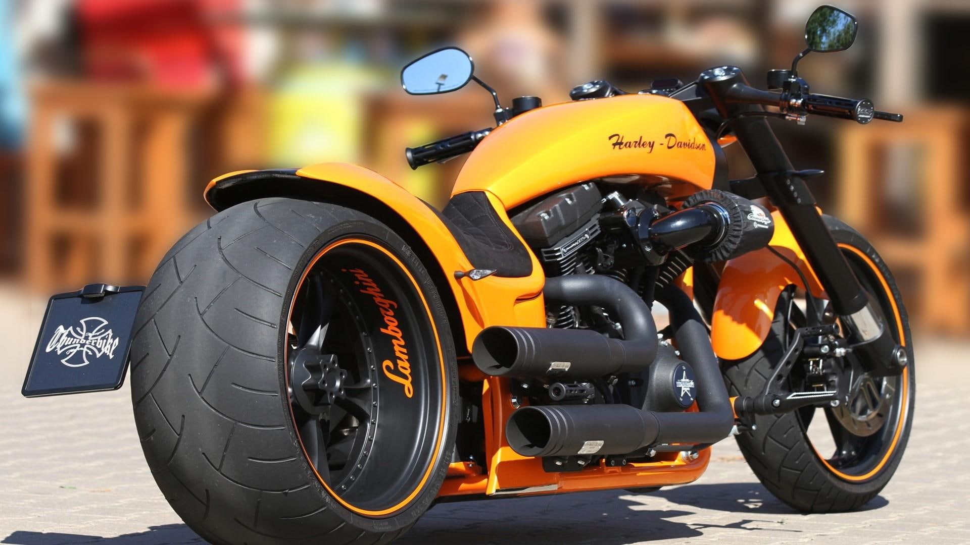 harley davidson, 1080P, motorbike, motorcycle, HD Wallpaper