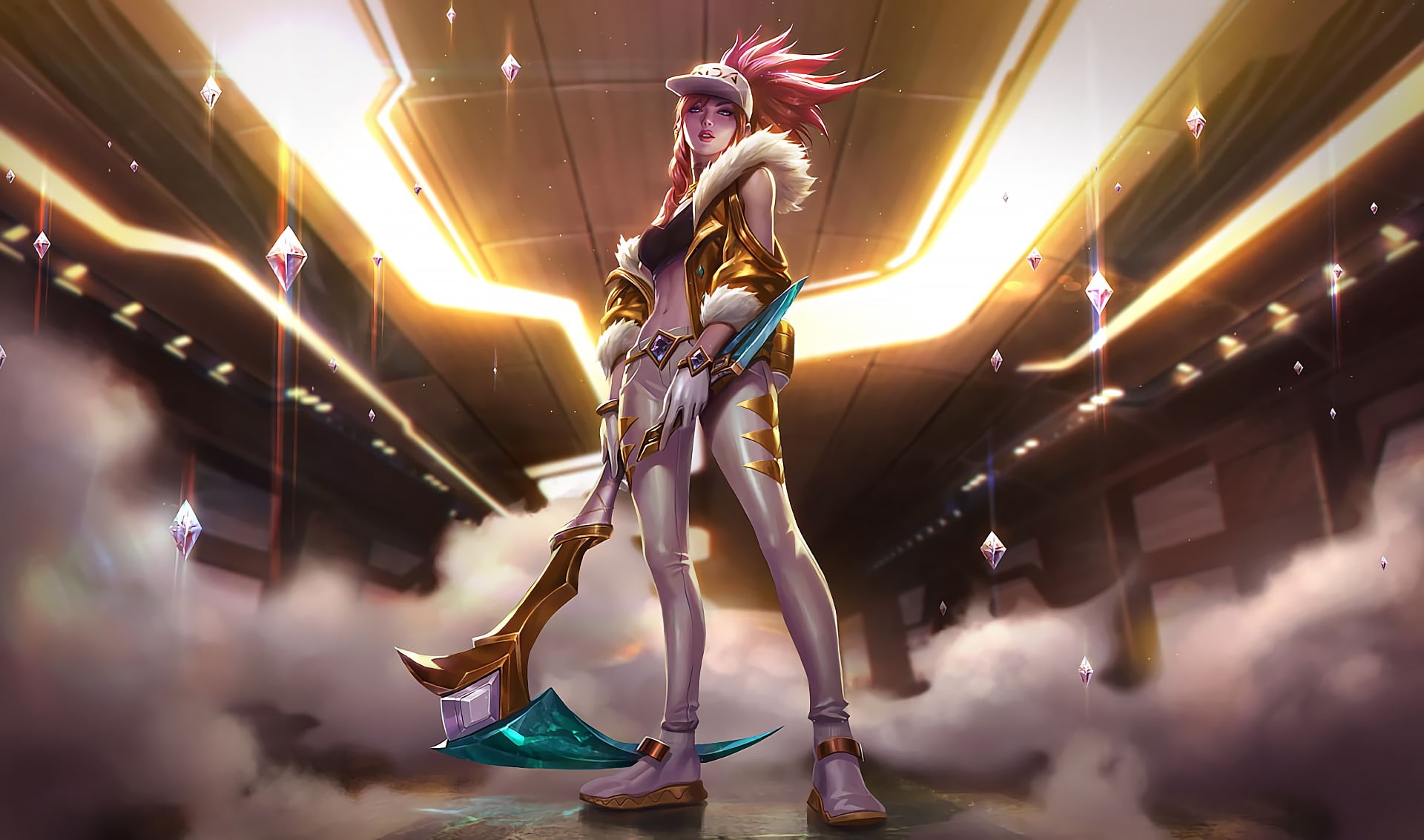 K/DA, anime, PC gaming, Akali(League of Legends), League of Legends, 1080P, Summoners Rift, video games, standing, anime girls, HD Wallpaper