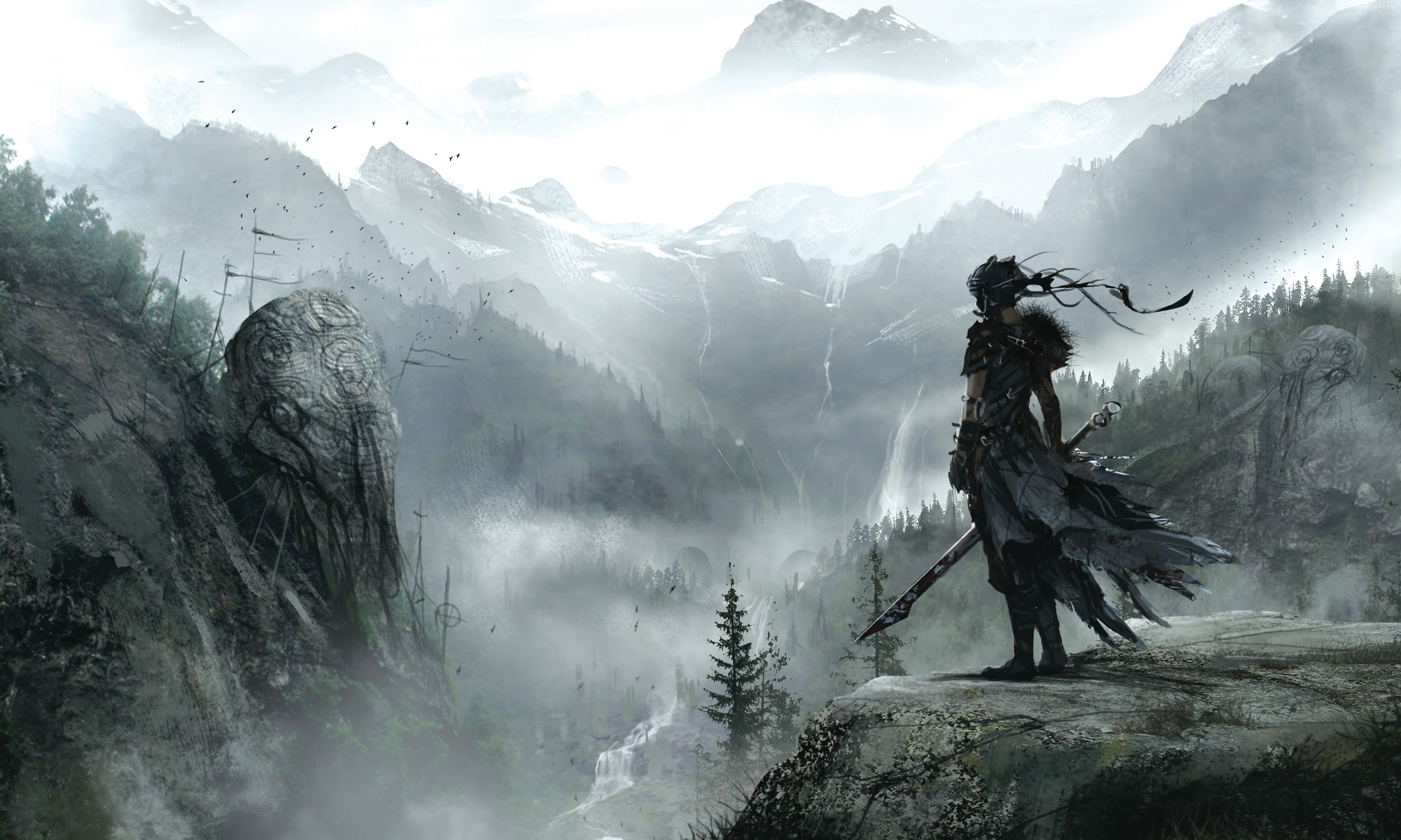 game, PC, PS4, fantasy, Hellblade, 2K, Best games, HD Wallpaper