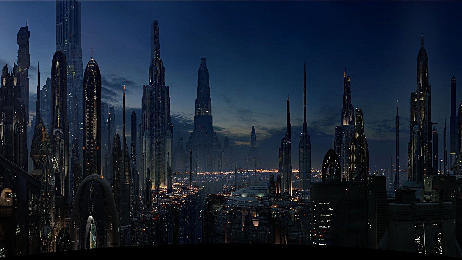 1080P, wars, coruscant, cityscapes, star, HD Wallpaper
