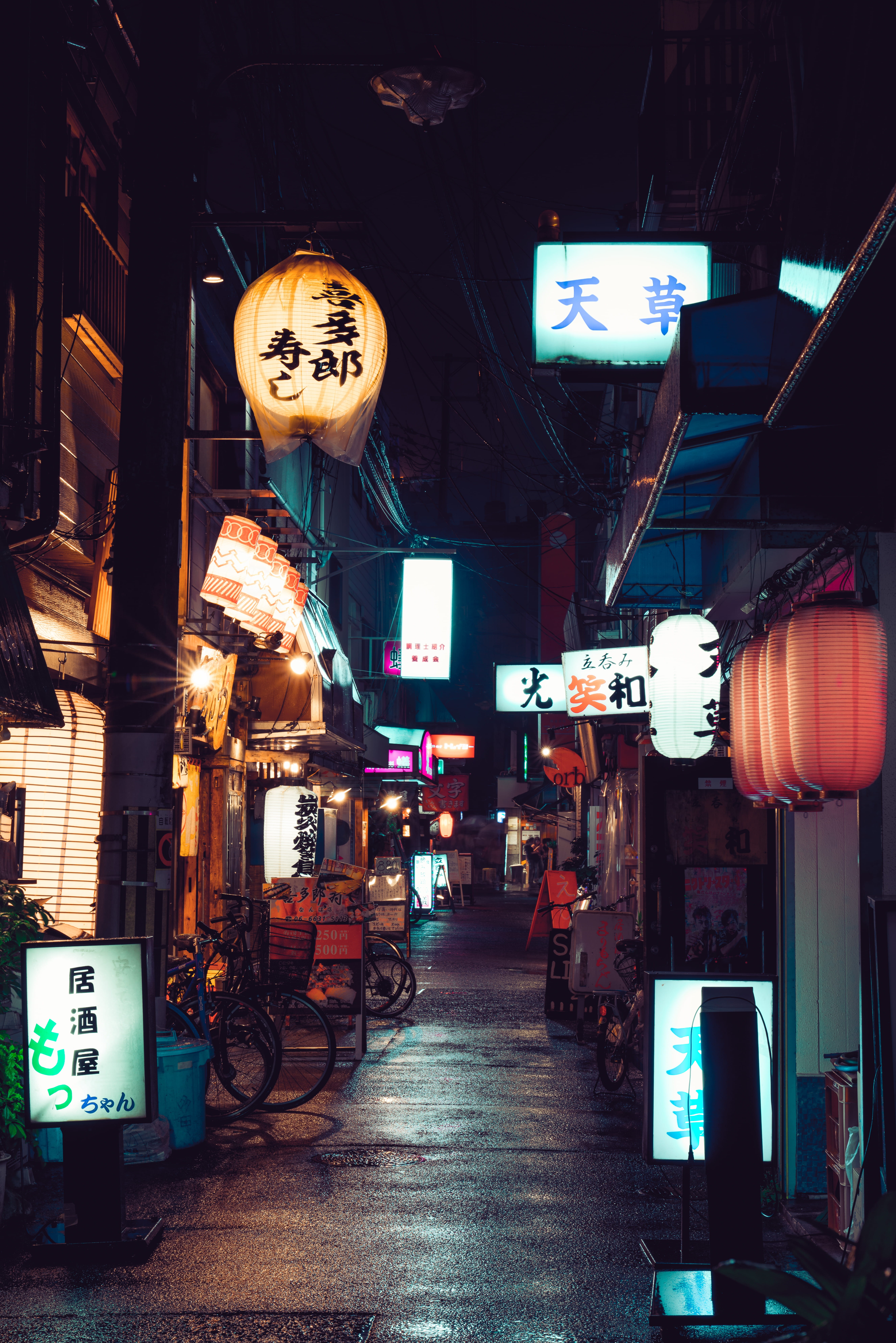 amazing, built structure, japanese, sign, sonyalpha, yellow, nightphotography, incidental people, 8K, city, sony7riii, red, sony, alley, communication, Phone HD Wallpaper